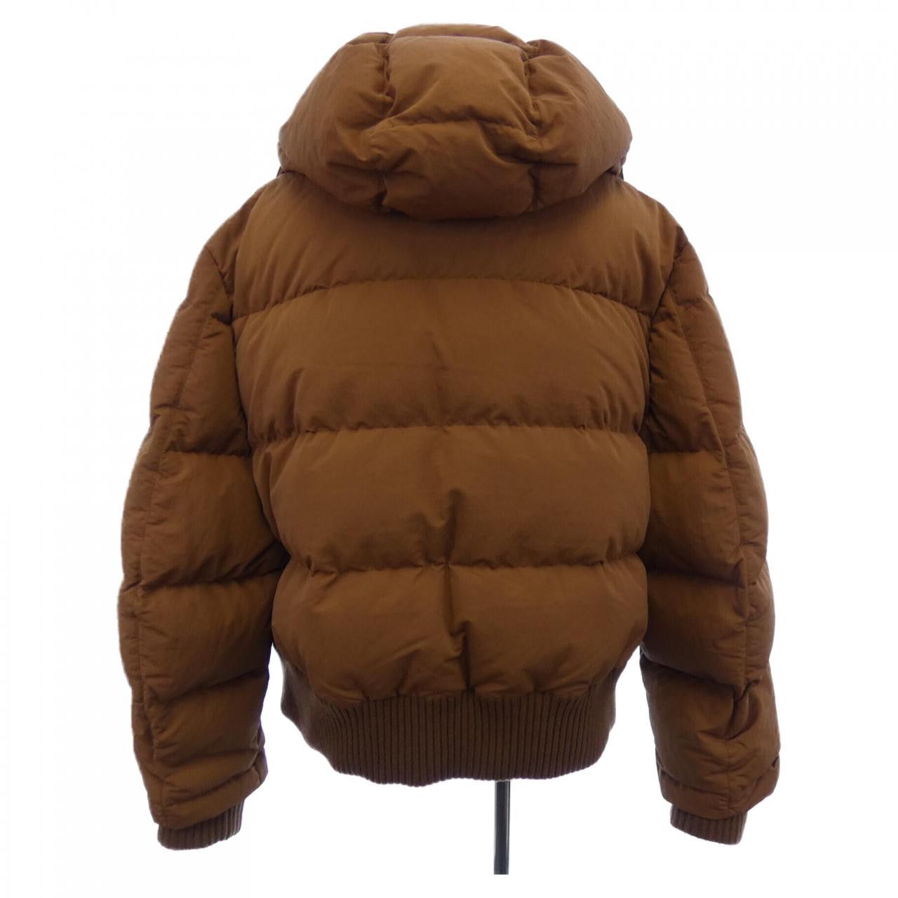 Hermes Hermes Hermes Quilting Hooded Cashmere Blend Down Jacket Textile Outerwear DUTY FREE for USA Size ONE SIZE - 2 Thumbnail