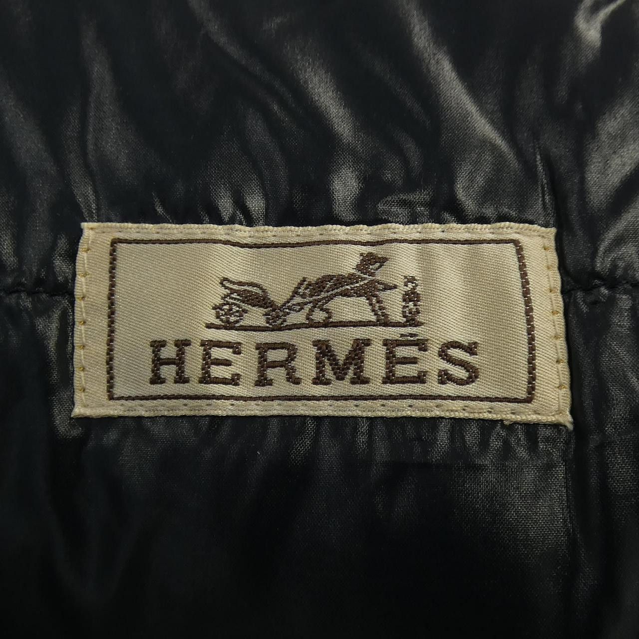 Hermes Hermes Hermes Quilting Hooded Cashmere Blend Down Jacket Textile Outerwear DUTY FREE for USA Size ONE SIZE - 4 Thumbnail