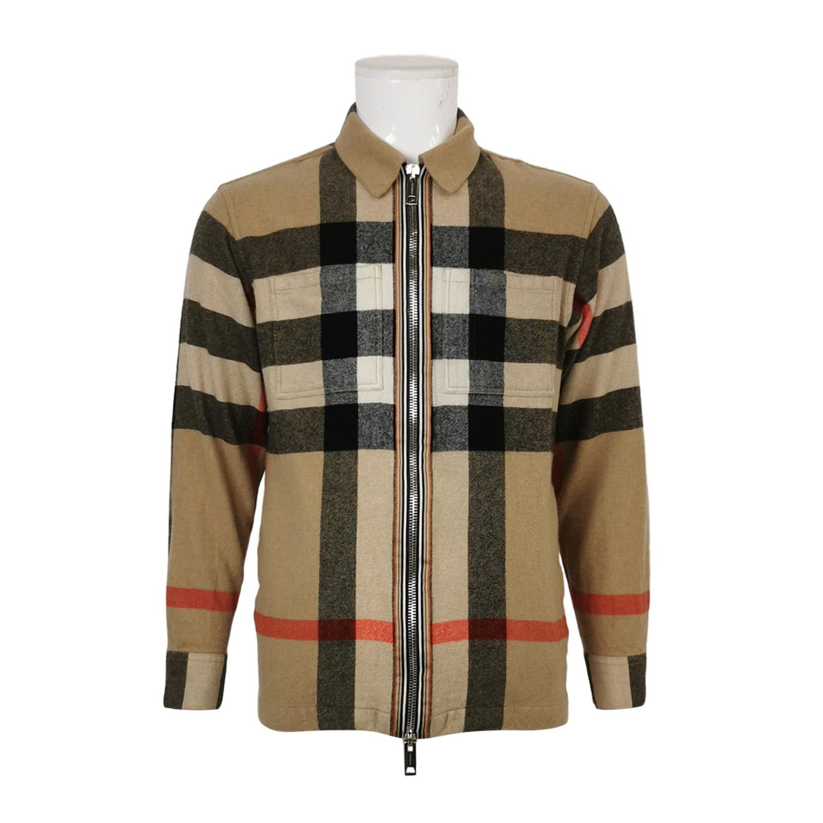 Burberry Burberry Check Wool Zip Jacket US S Size US S / EU 44-46 / 1 - 2 Thumbnail