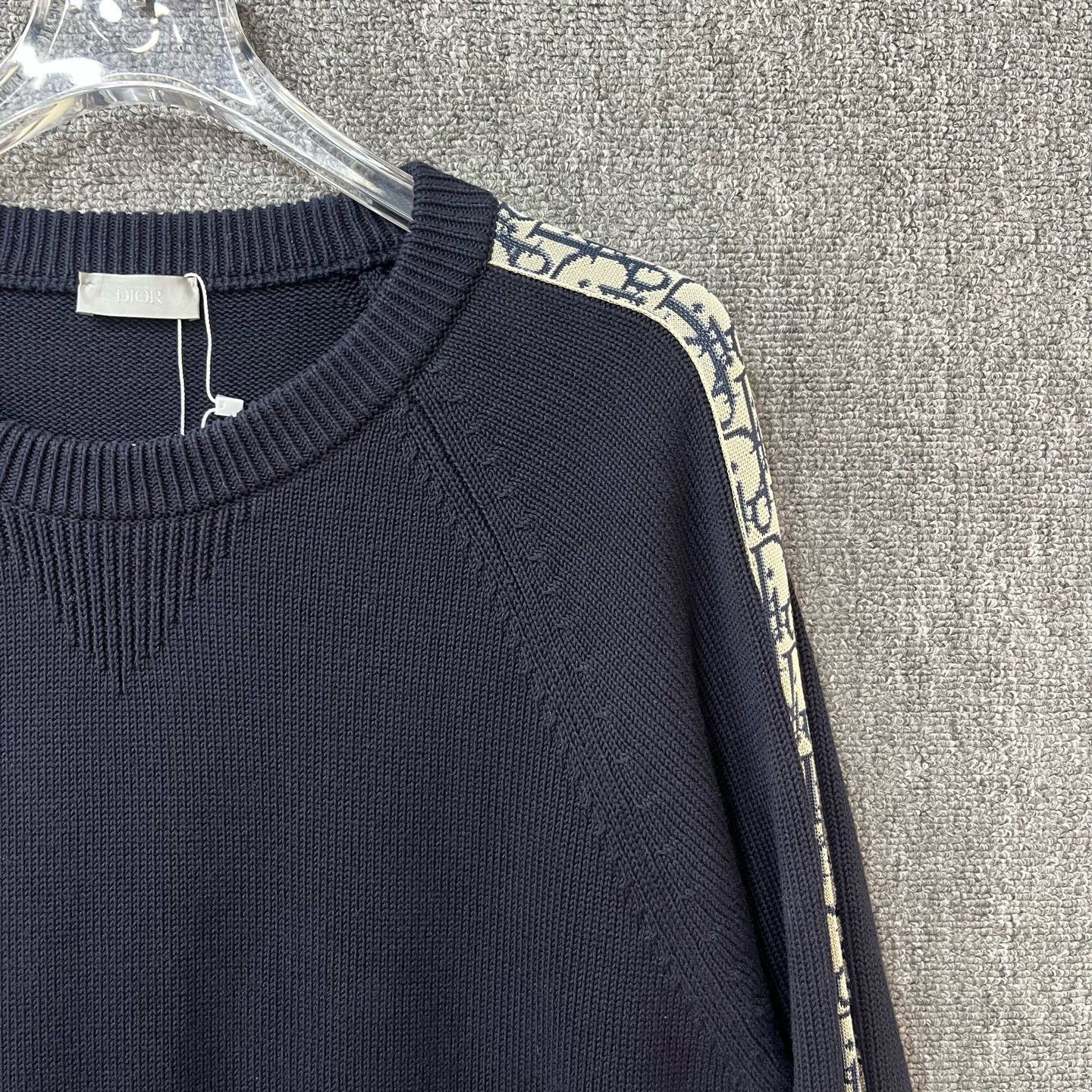 Dior Dior Oblique Stripe Knit Sweater XL Size US XL / EU 56 / 4 - 4 Thumbnail
