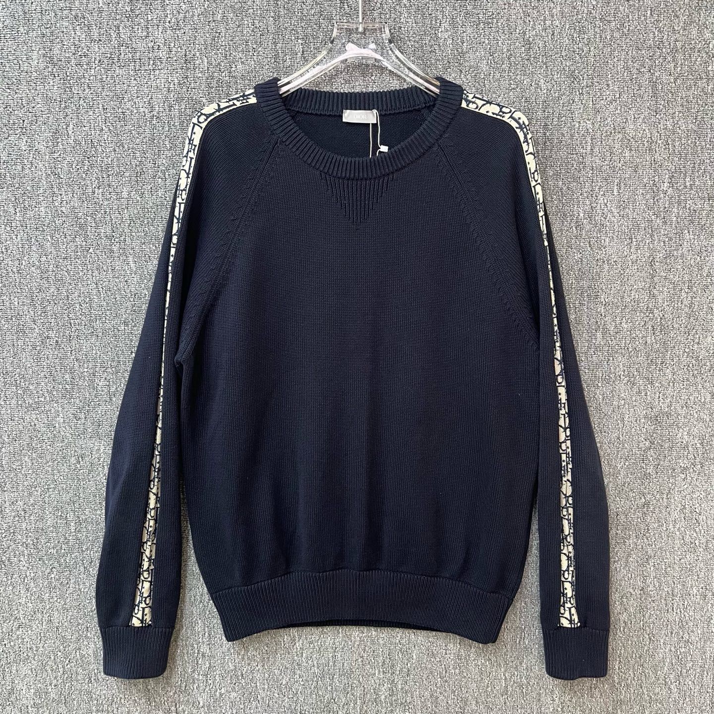 Dior Dior Oblique Stripe Knit Sweater XL Size US XL / EU 56 / 4 - 2 Thumbnail