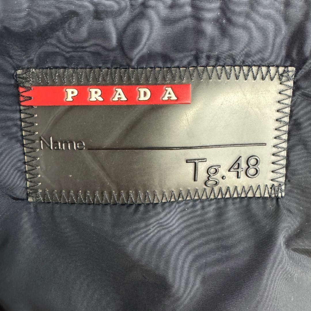 Prada Prada Navy Hooded Puffer Jacket Size 48 Size US M / EU 48-50 / 2 - 4 Thumbnail