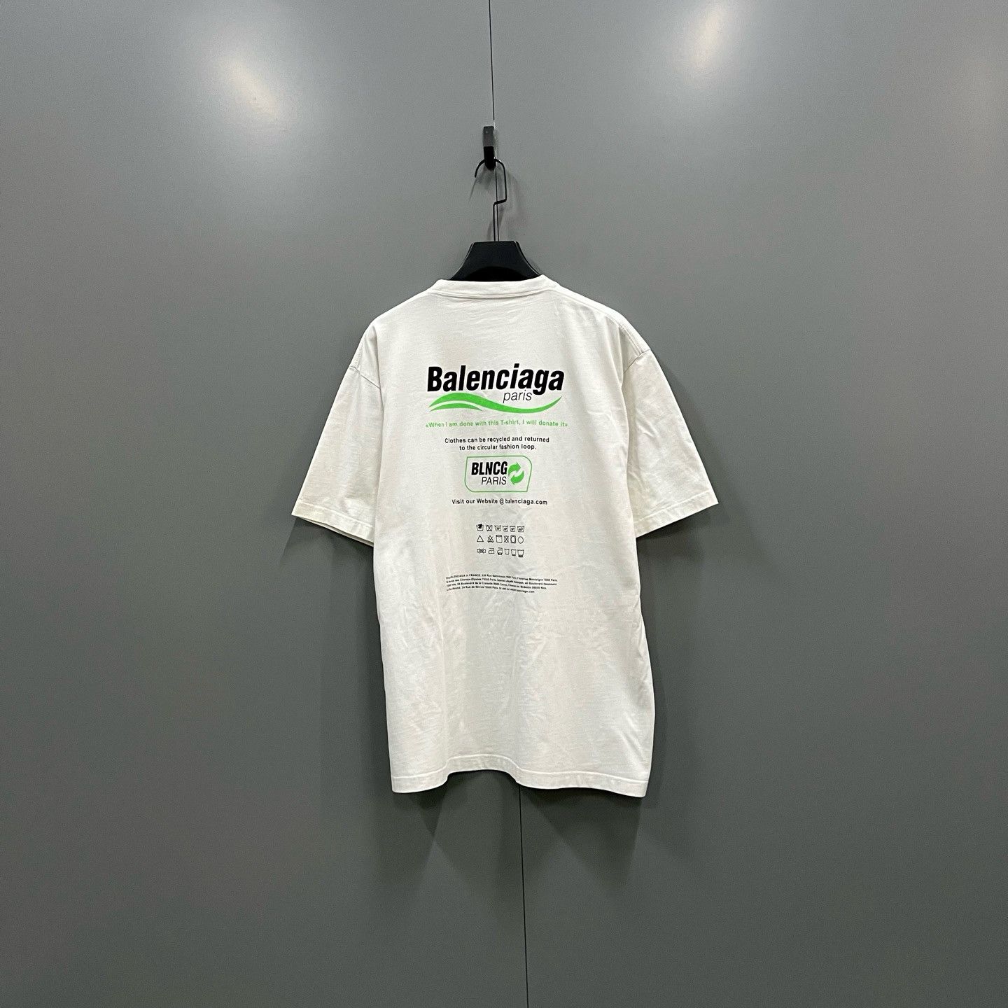 Balenciaga Balenciaga Logo T-Shirt XXS Size US XXS / EU 40 - 3 Thumbnail