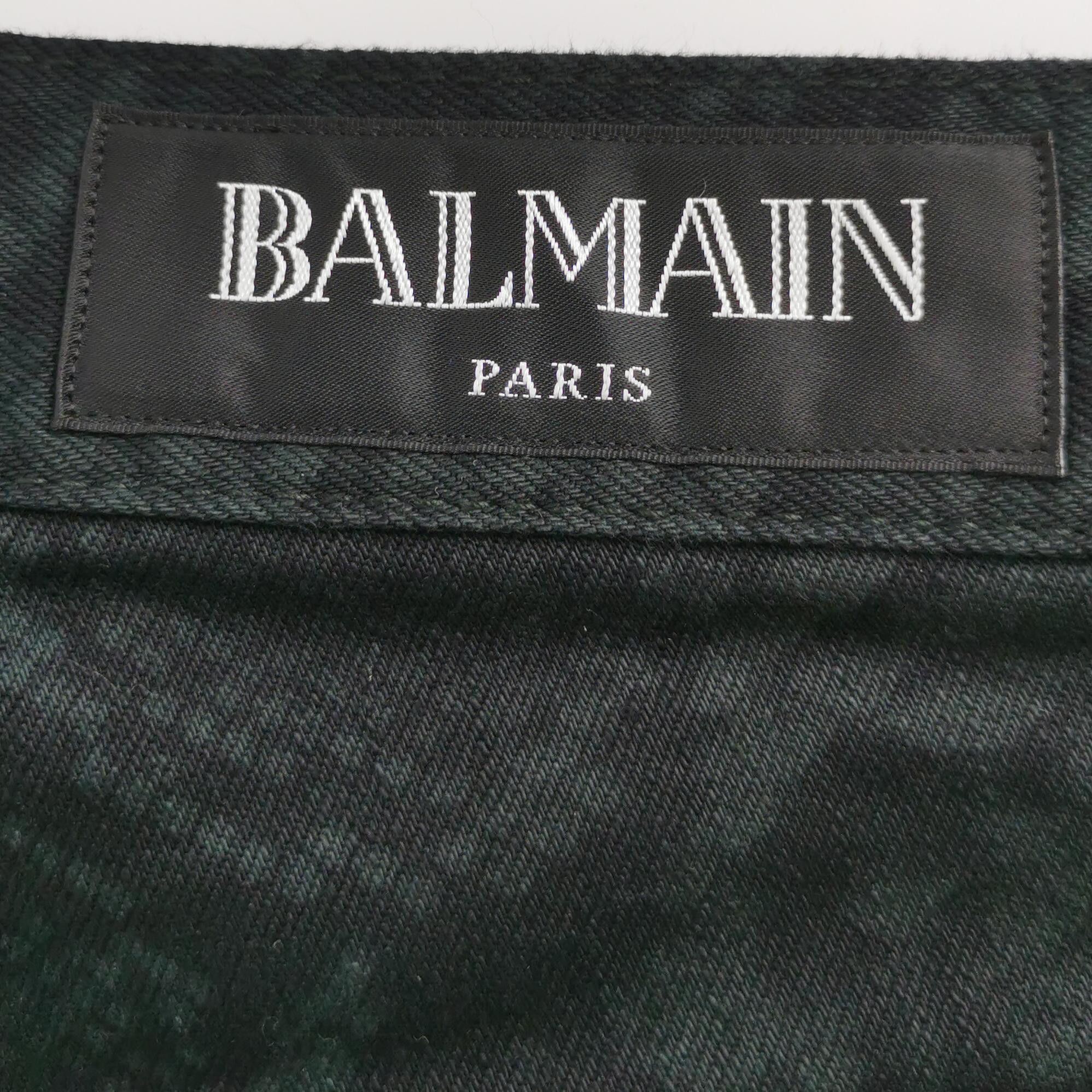 Balmain Balmain Snakeskin Pattern Distressed Pants US 29 Size US 29 - 5 Thumbnail