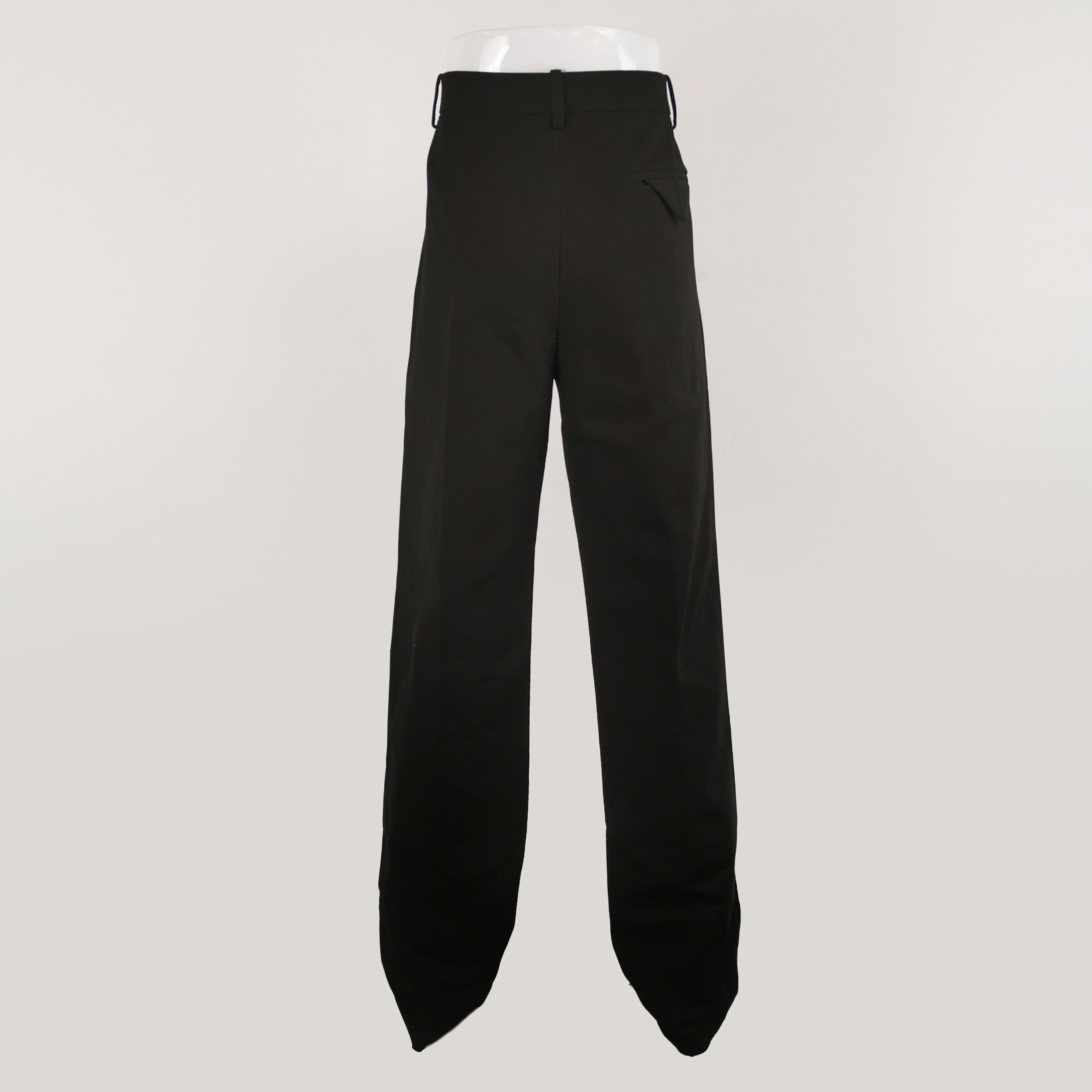 Bottega Veneta Bottega Veneta Black Cotton Casual Pants Size 38 Size US 38 / EU 54 - 4 Thumbnail