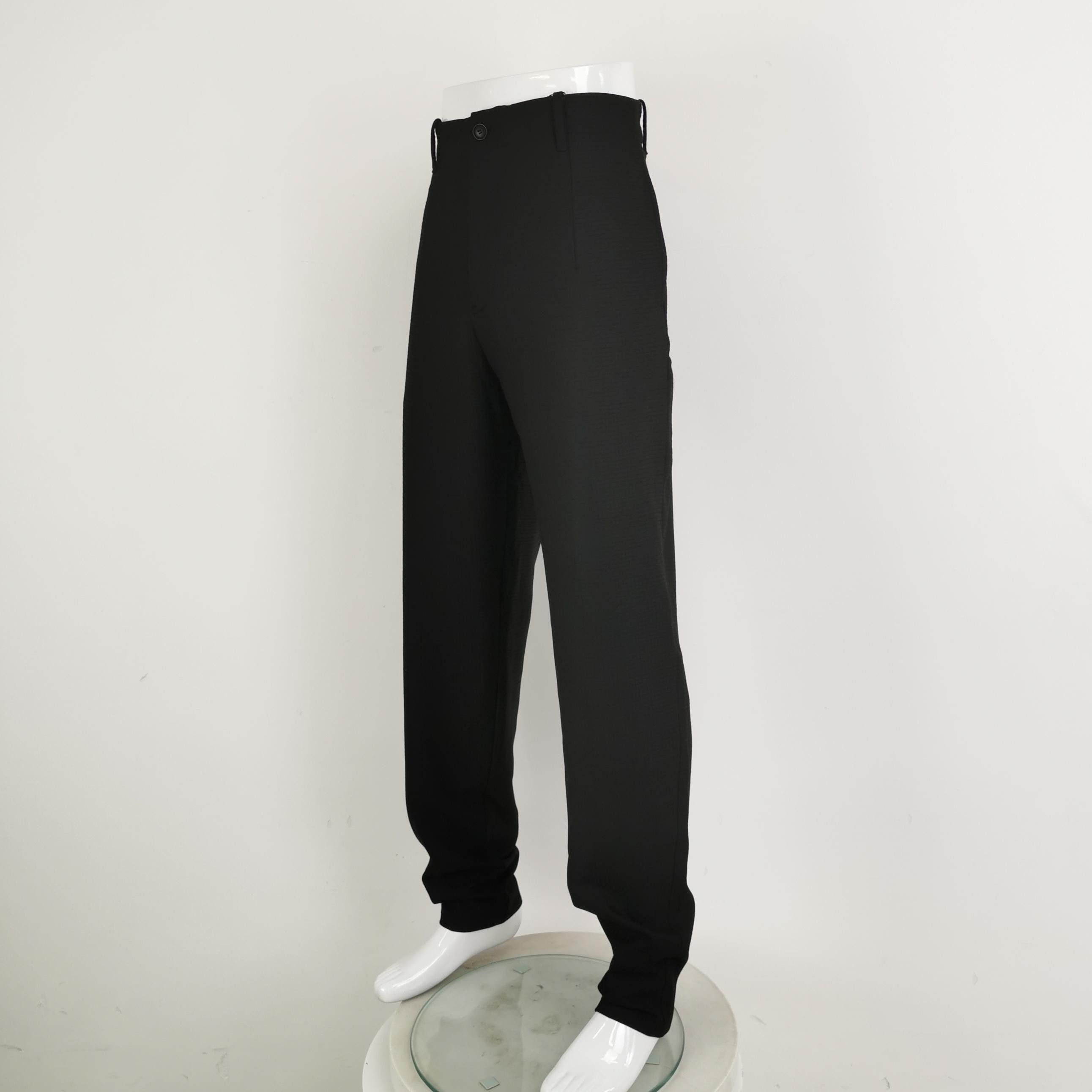 Emporio Armani Emporio Armani Black Casual Trousers 48 Size US 32 / EU 48 - 3 Thumbnail