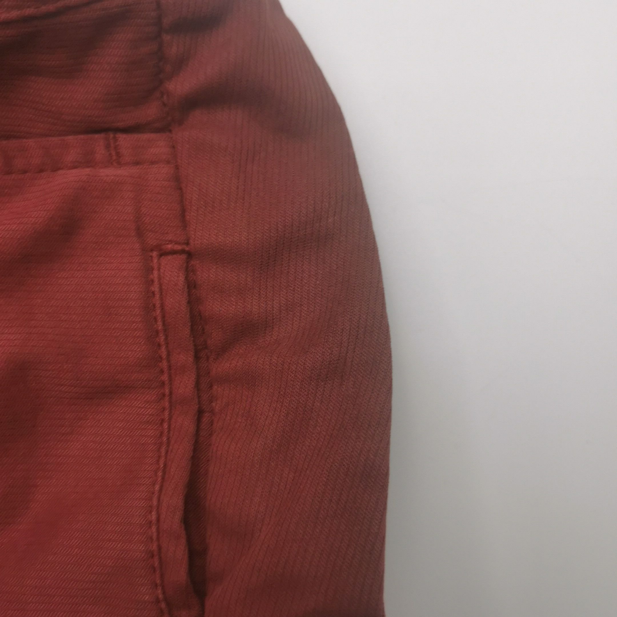 Ermenegildo Zegna Ermenegildo Zegna Red Cotton Casual Pants Size 32 Size US 32 / EU 48 - 11 Thumbnail