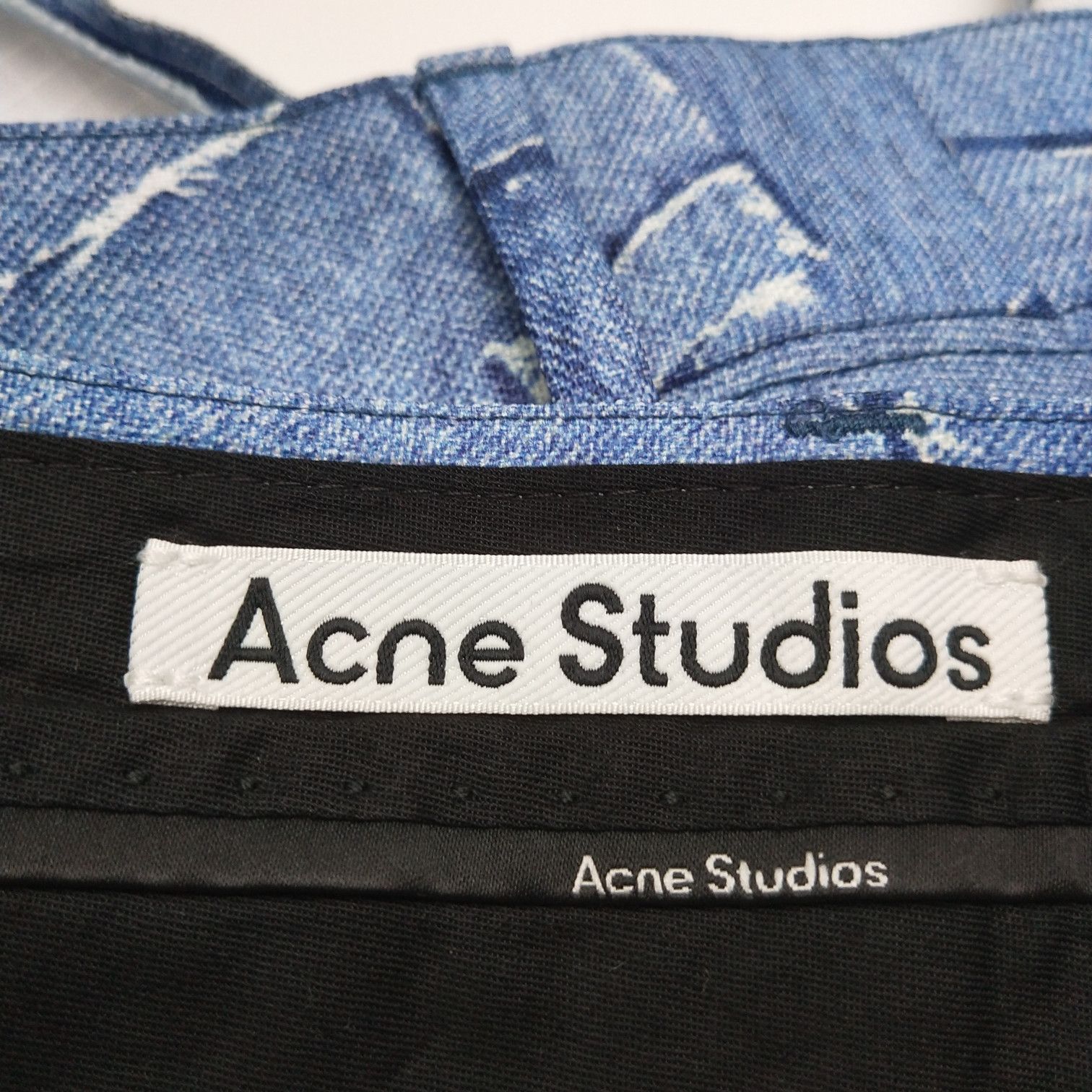 Acne Studios Acne Studios Trompe l'oeil Print Trousers Size 46 Size US 30 / EU 46 - 6 Thumbnail