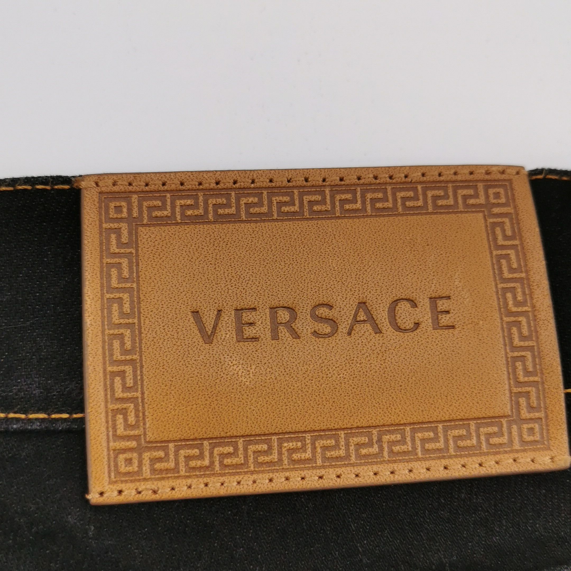 Versace Versace Medusa Button Black Denim Jeans US 29 Size US 29 - 10 Thumbnail