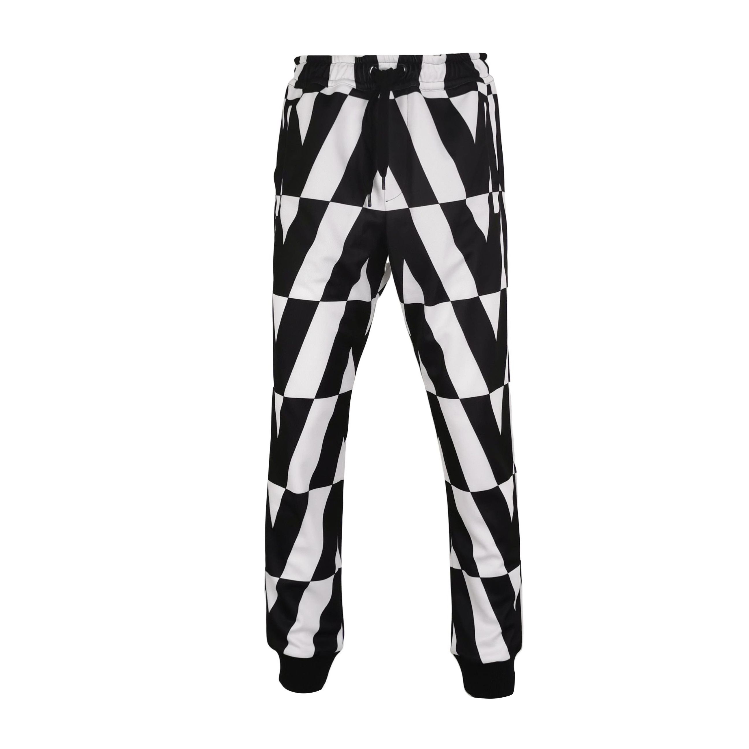 Valentino Valentino Geometric Print Checkered Sweatpants US 32 Size US 32 / EU 48 - 2 Thumbnail
