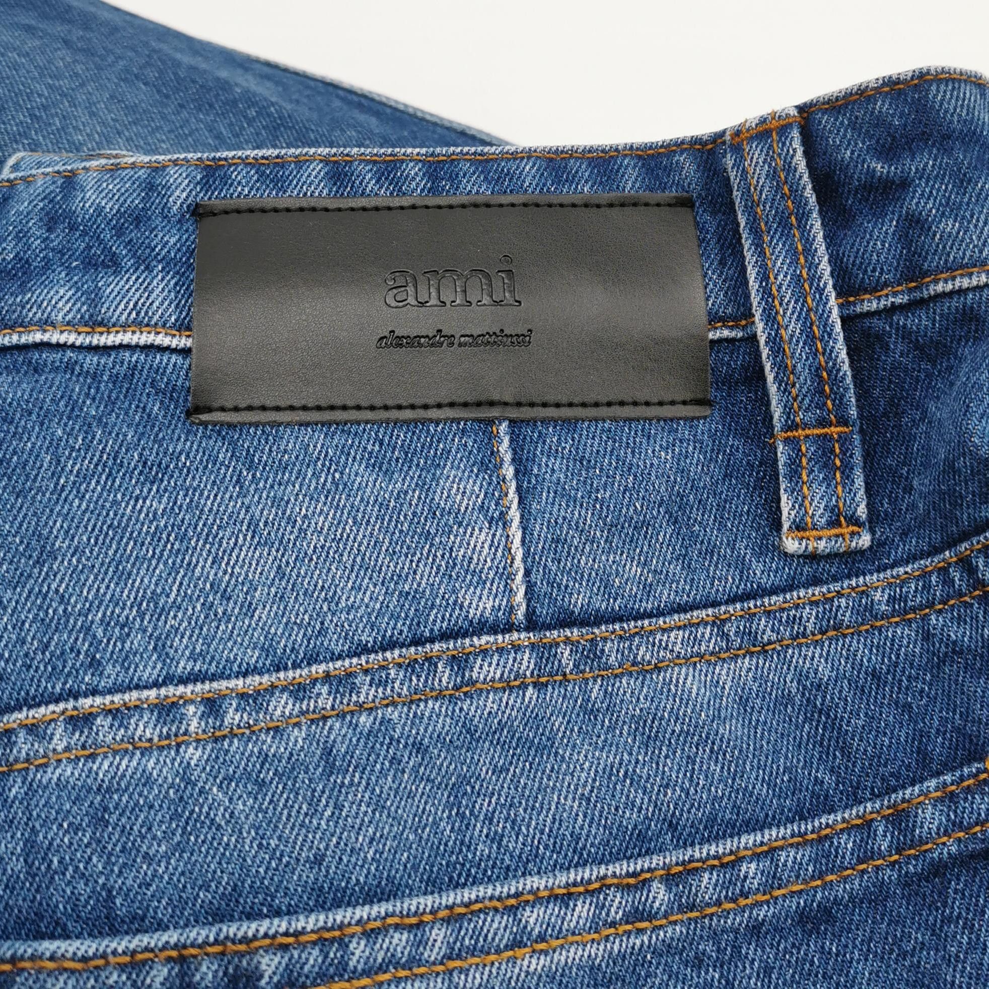 AMI AMI Blue Alex Fit Denim Jeans 30 Size US 30 / EU 46 - 4 Thumbnail
