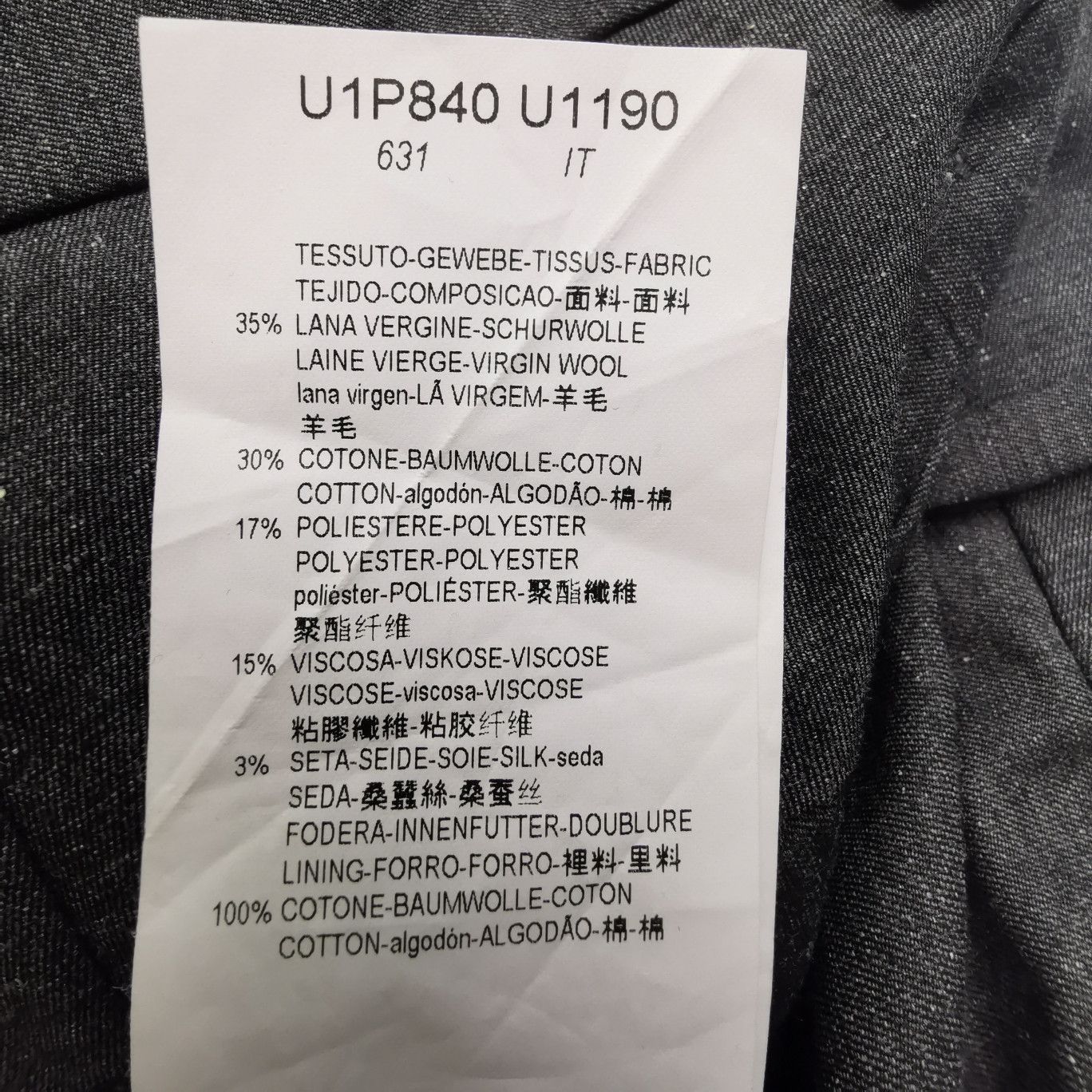 Emporio Armani Emporio Armani Wool Blend Trousers Size 32 Size US 32 / EU 48 - 8 Thumbnail