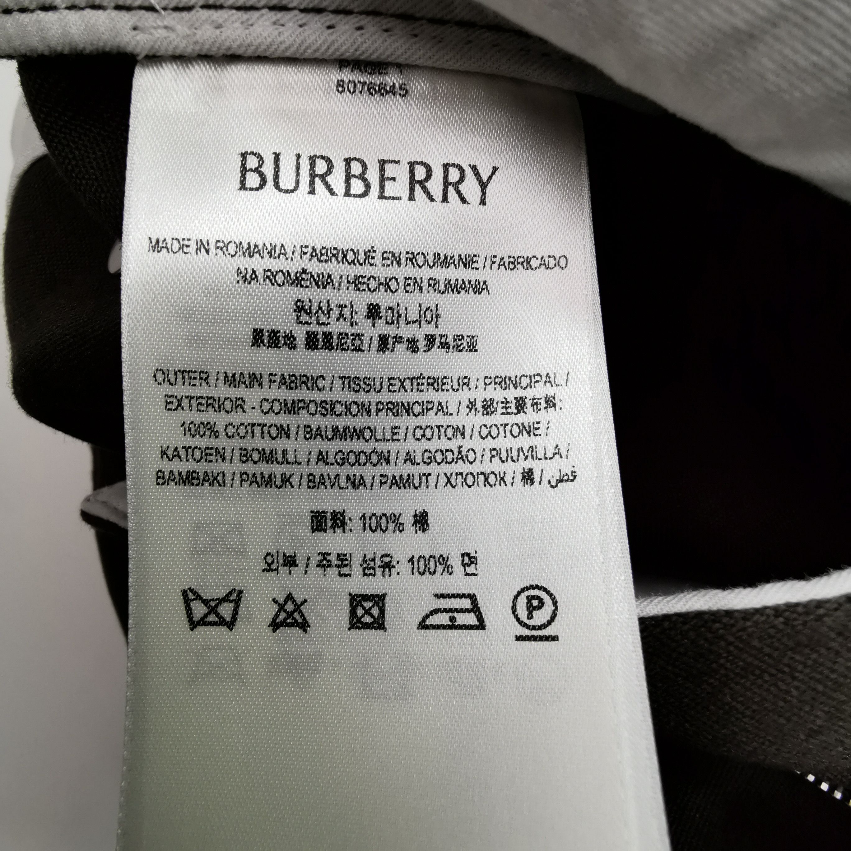 Burberry Burberry Solid Cotton Casual Pants S Size US 34 / EU 50 - 9 Thumbnail