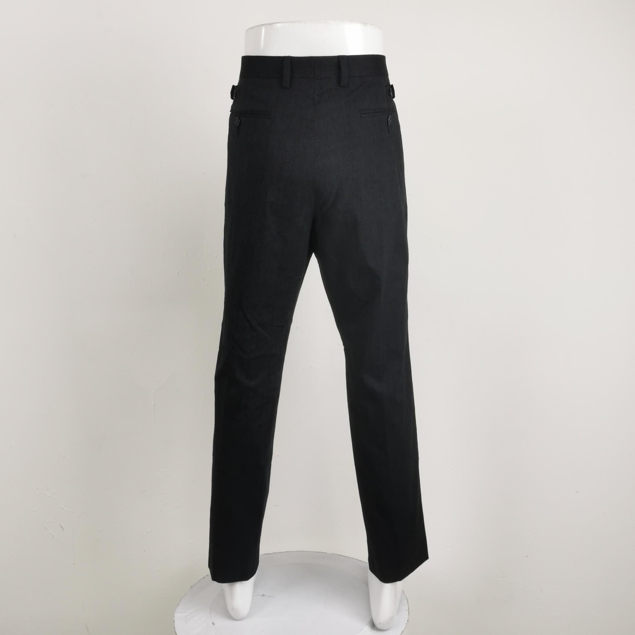 Dolce & Gabbana Dolce & Gabbana Cotton Wool Blend Trousers 52 Size US 36 / EU 52 - 3 Thumbnail