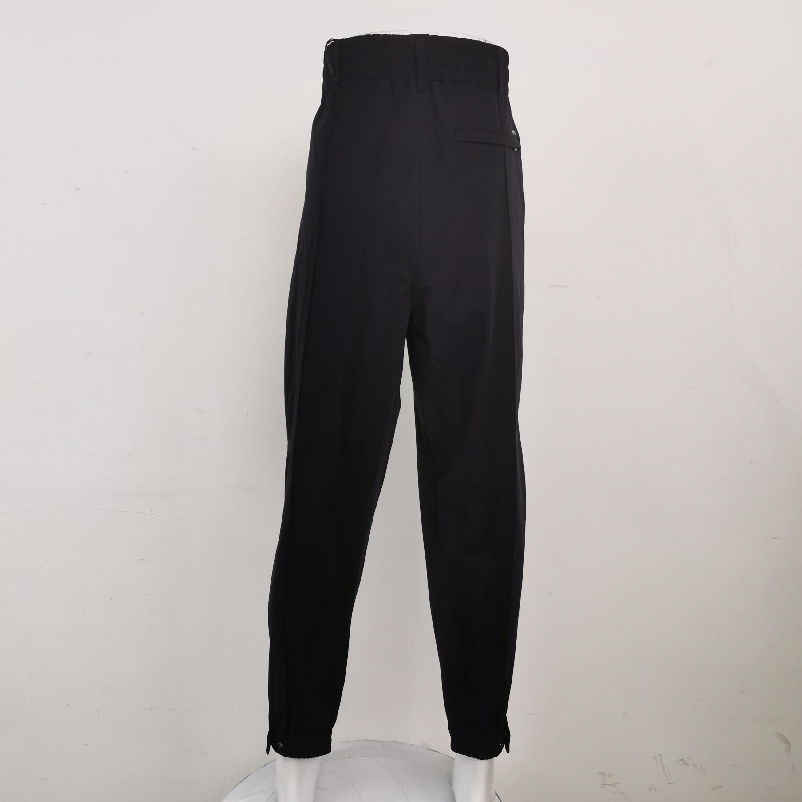 Emporio Armani Emporio Armani Solid Black Casual Pants 52 Size US 36 / EU 52 - 3 Thumbnail