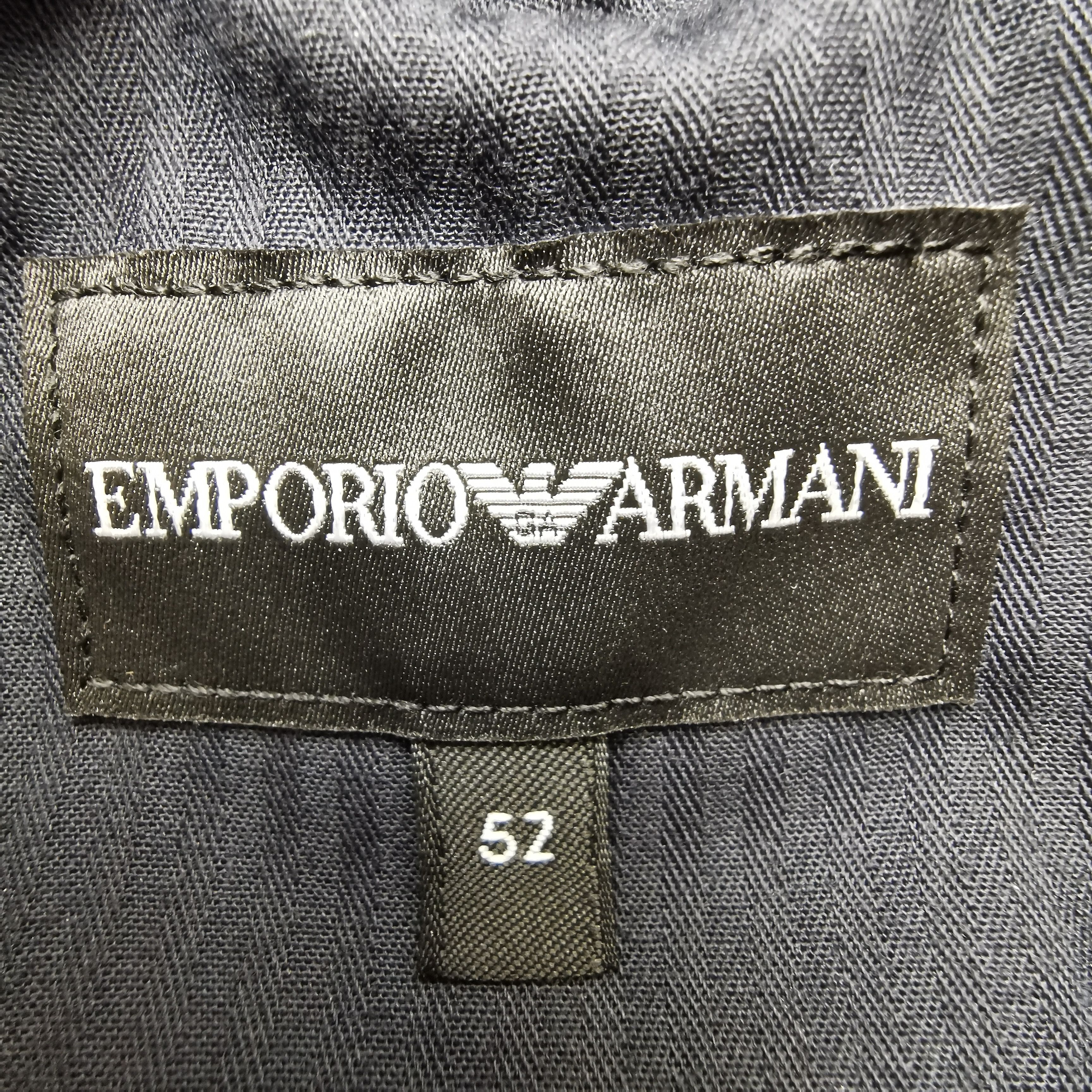 Emporio Armani Emporio Armani Solid Black Casual Pants 52 Size US 36 / EU 52 - 6 Thumbnail