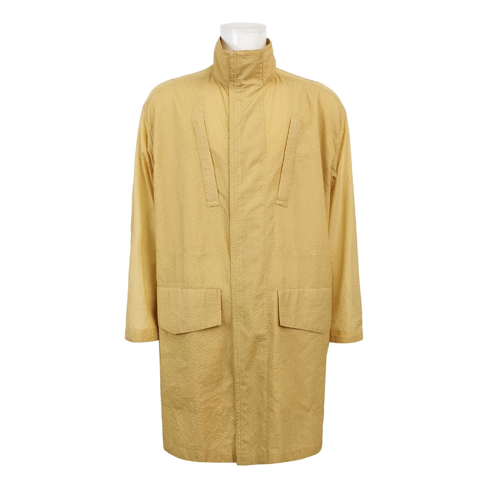 Hermes Hermes Yellow Technical Overcoat 48 Size US M / EU 48-50 / 2 - 2 Thumbnail