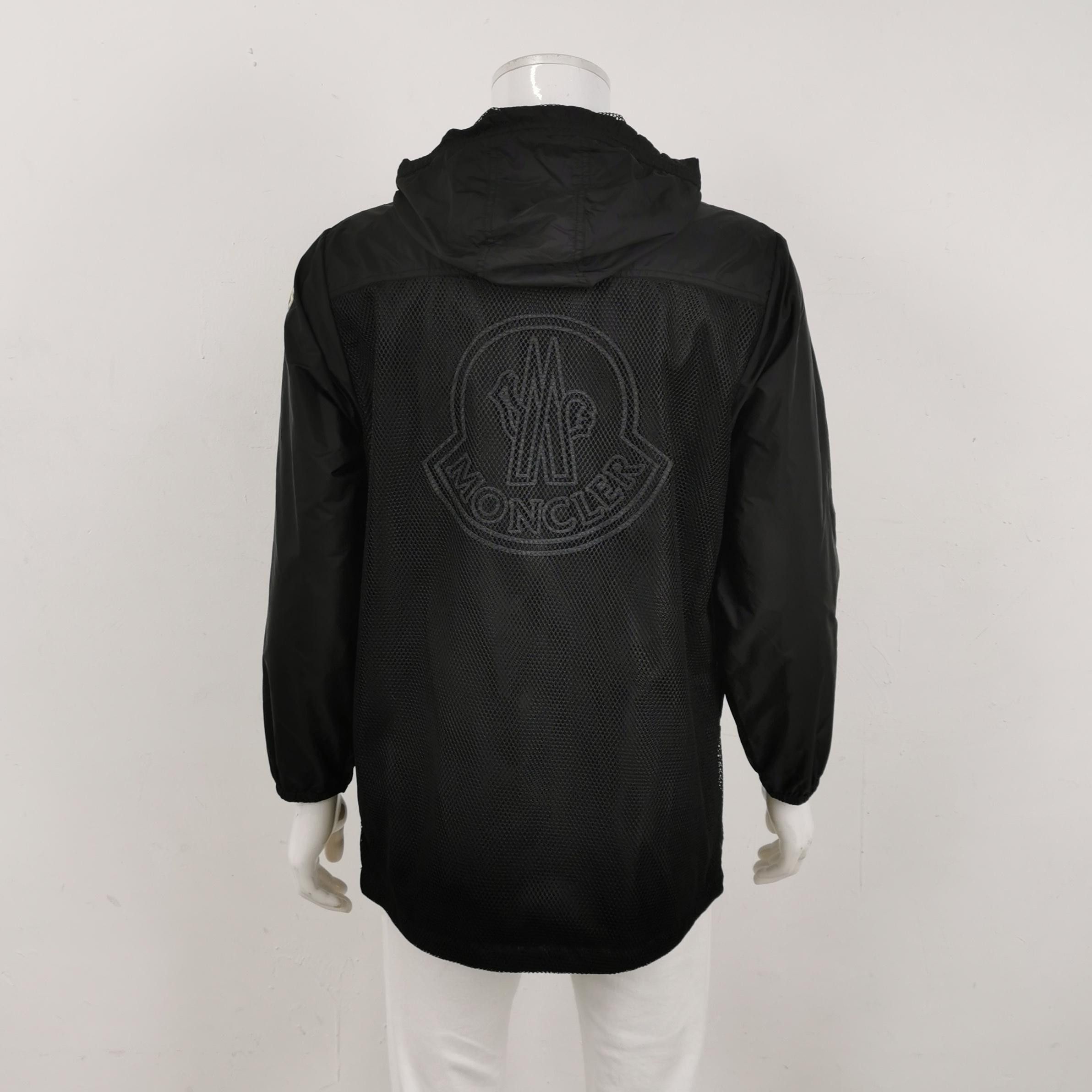 Moncler Moncler Iole Mesh Logo Hooded Jacket Size 1 Size US S / EU 44-46 / 1 - 3 Thumbnail