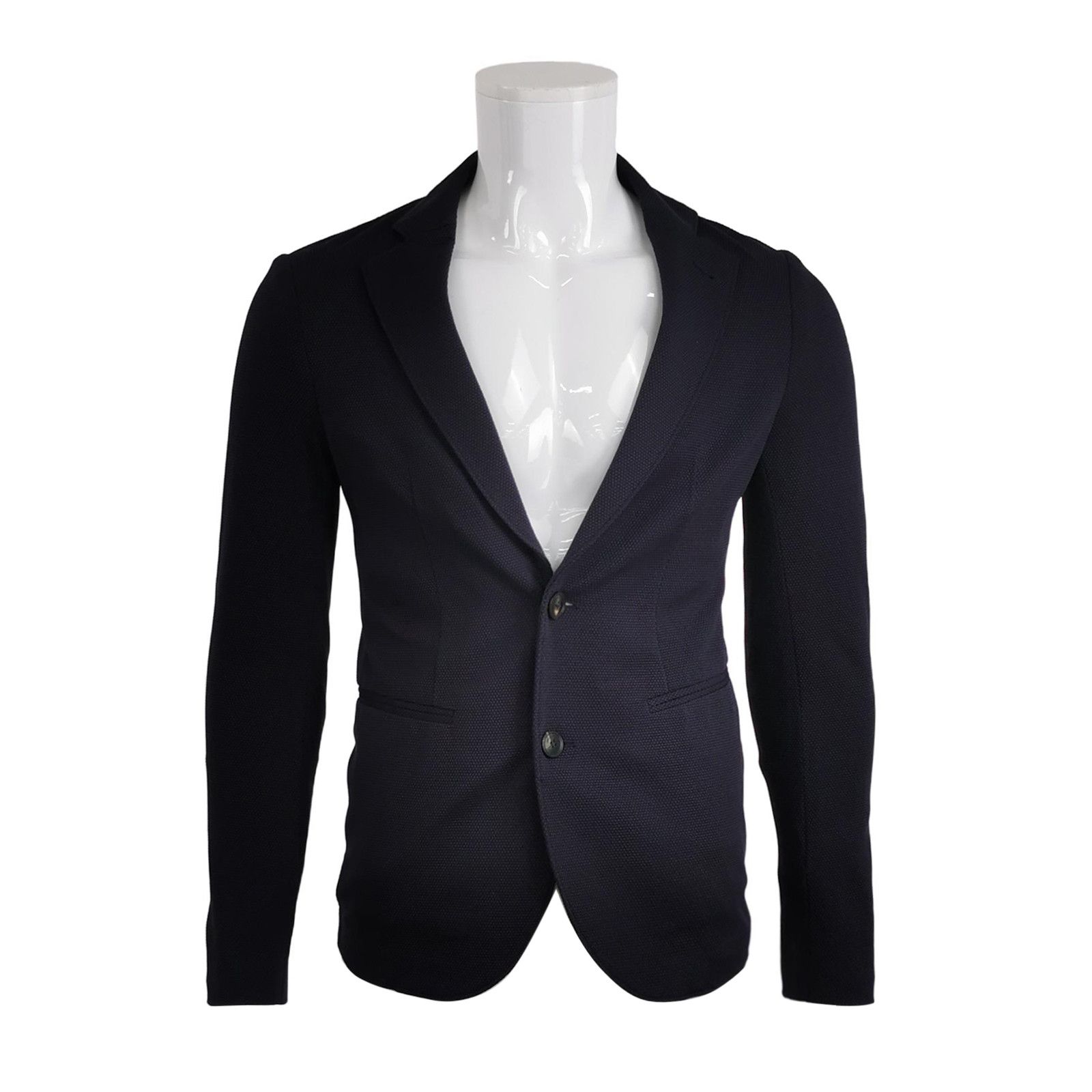 Emporio Armani Emporio Armani Textured Single Breasted Blazer 34R Size 34R - 2 Thumbnail