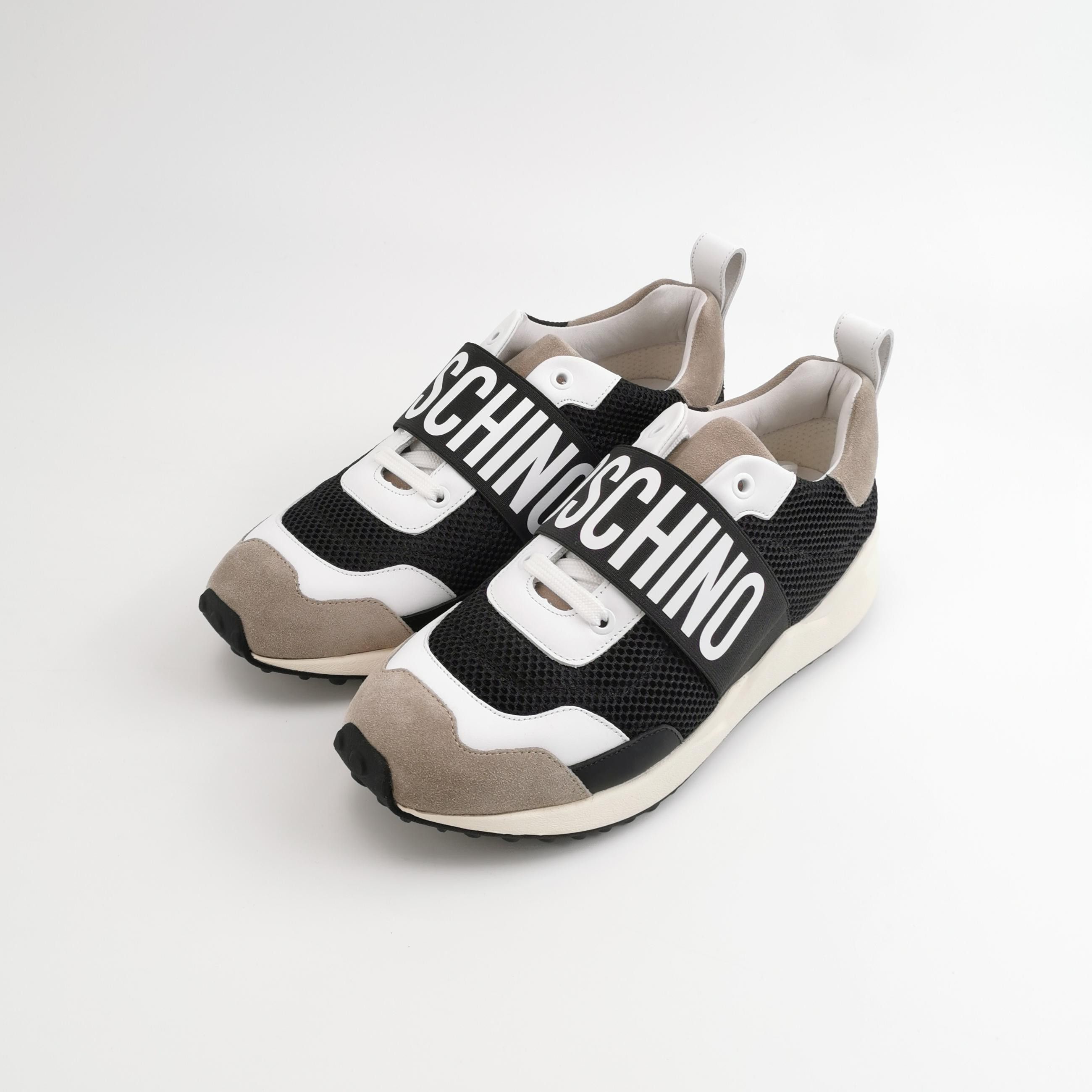Moschino Moschino Logo Strap Low-Top Sneakers 41 Size US 8 / EU 41 - 3 Thumbnail