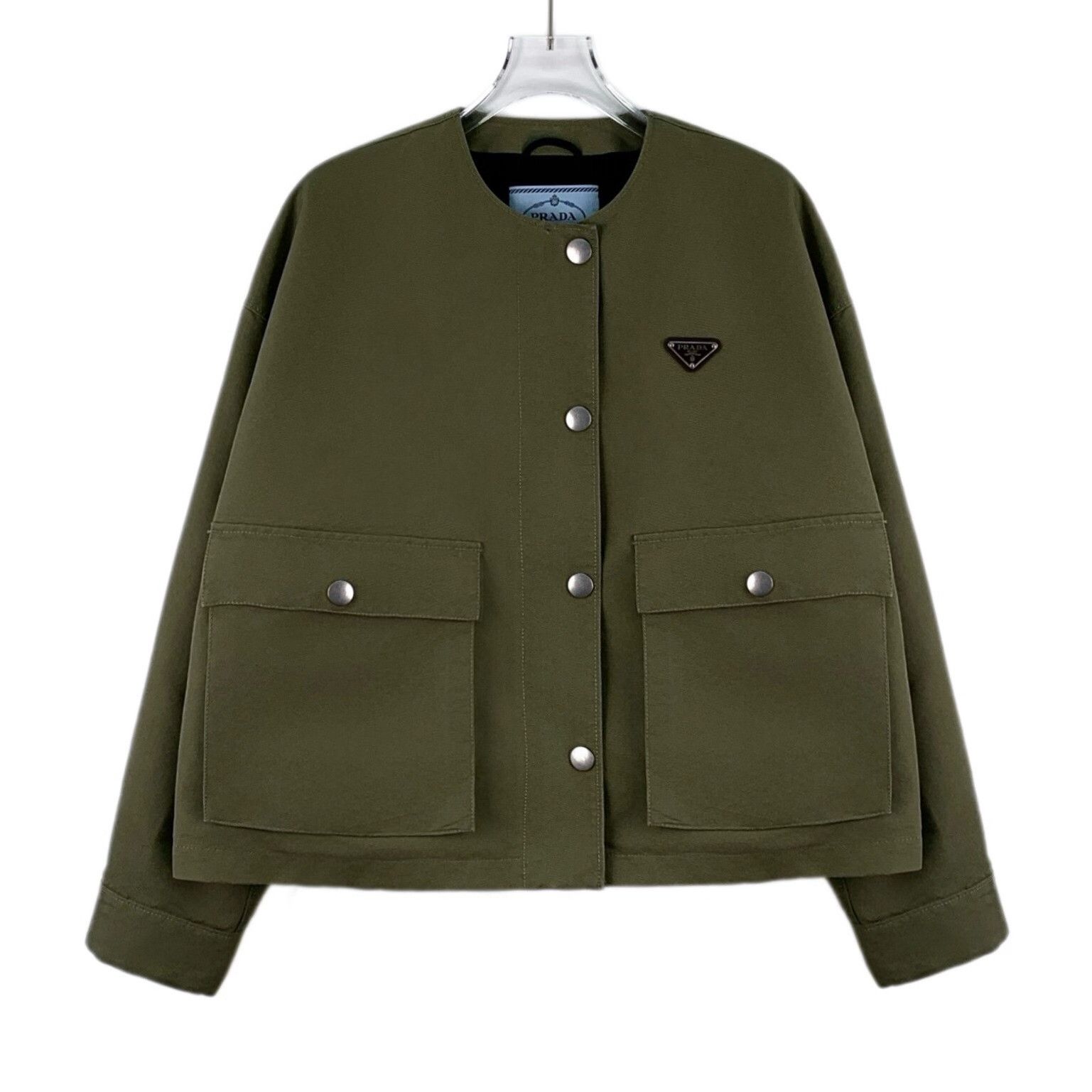 Prada Prada Re-Nylon Triangle Logo Jacket 38 Size XS / US 0-2 / IT 36-38 - 2 Thumbnail