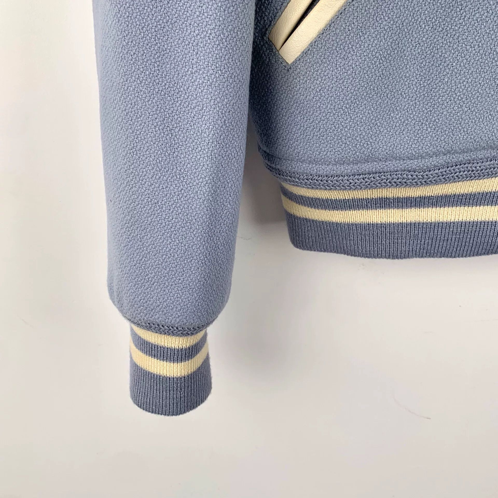 Saint Laurent Paris Saint Laurent Leather Trim Varsity Jacket 36 Size XS / US 0-2 / IT 36-38 - 5 Thumbnail