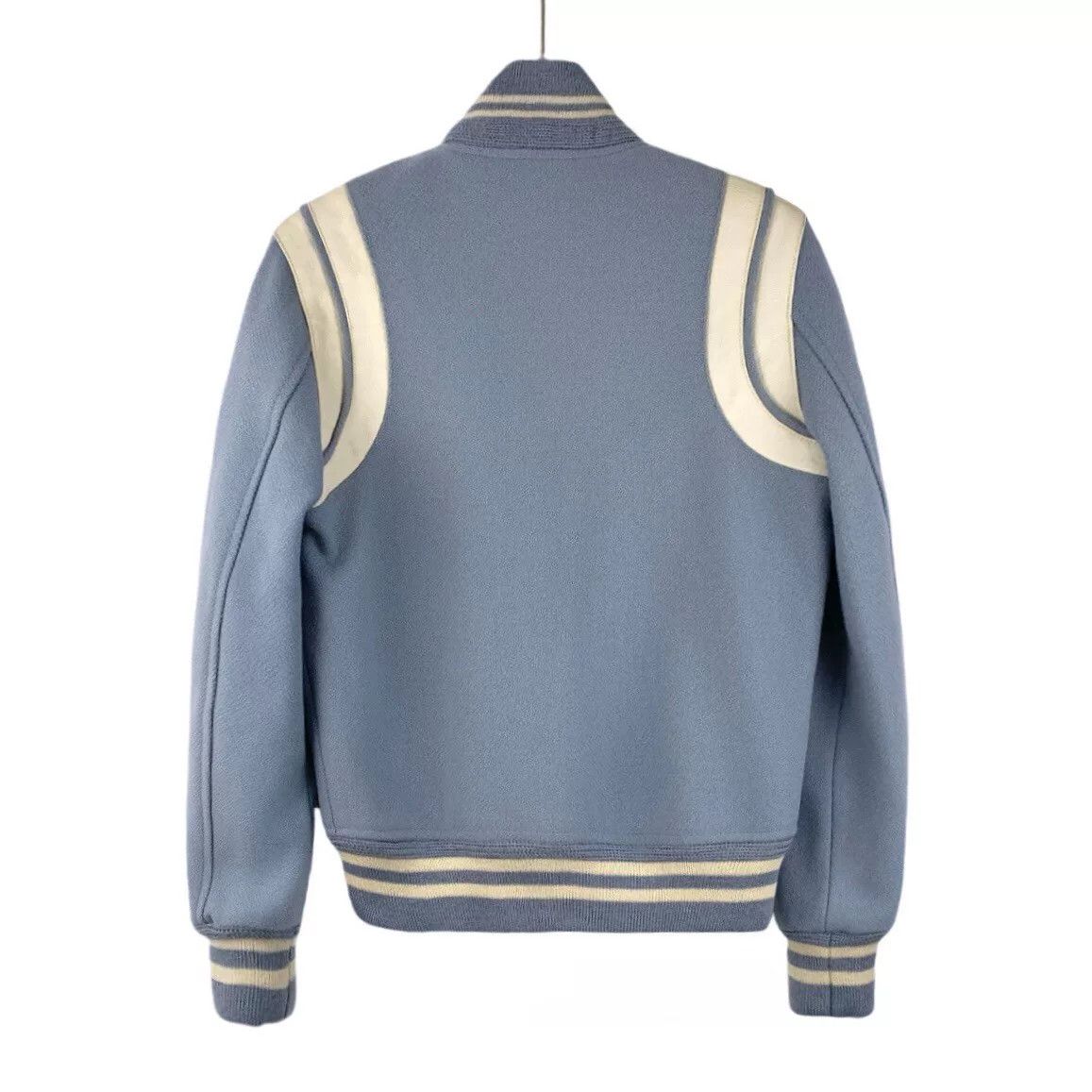 Saint Laurent Paris Saint Laurent Leather Trim Varsity Jacket 36 Size XS / US 0-2 / IT 36-38 - 3 Thumbnail