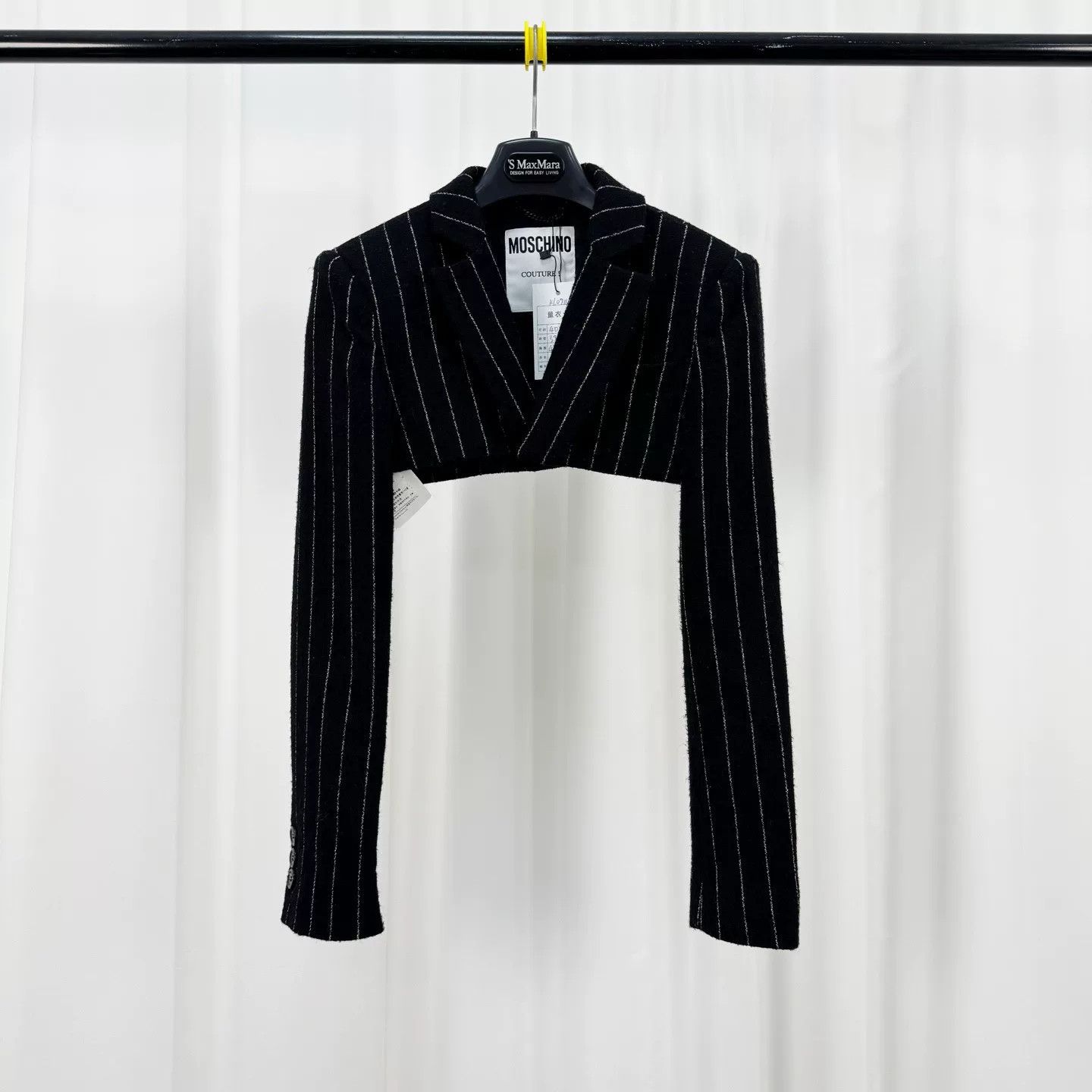 Moschino Moschino Striped Cropped Bolero Jacket IT 40 Size S / US 4 / IT 40 - 2 Thumbnail