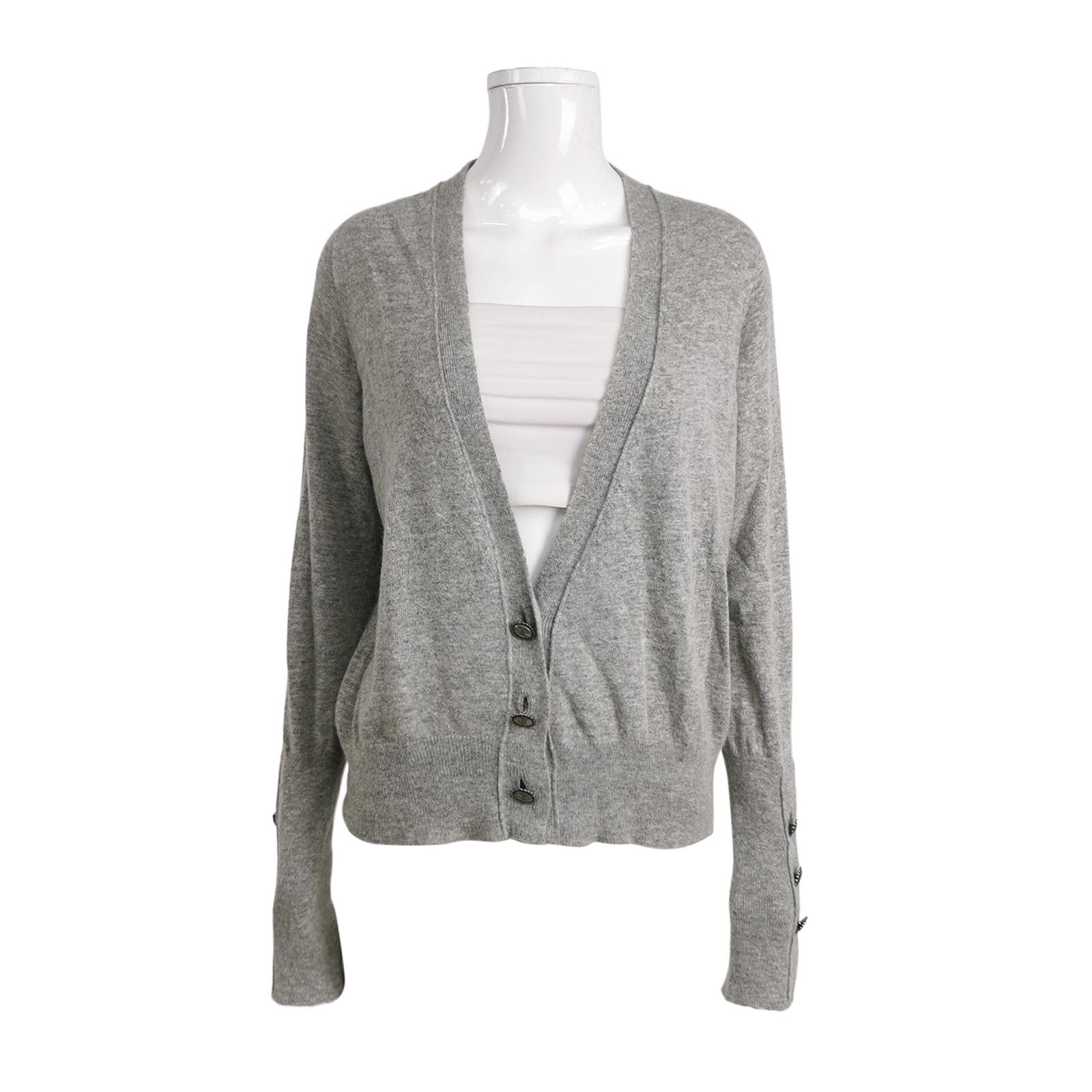 Pinko Pinko Alpaca Blend V-Neck Cardigan Size M Size M / US 6-8 / IT 42-44 - 2 Thumbnail