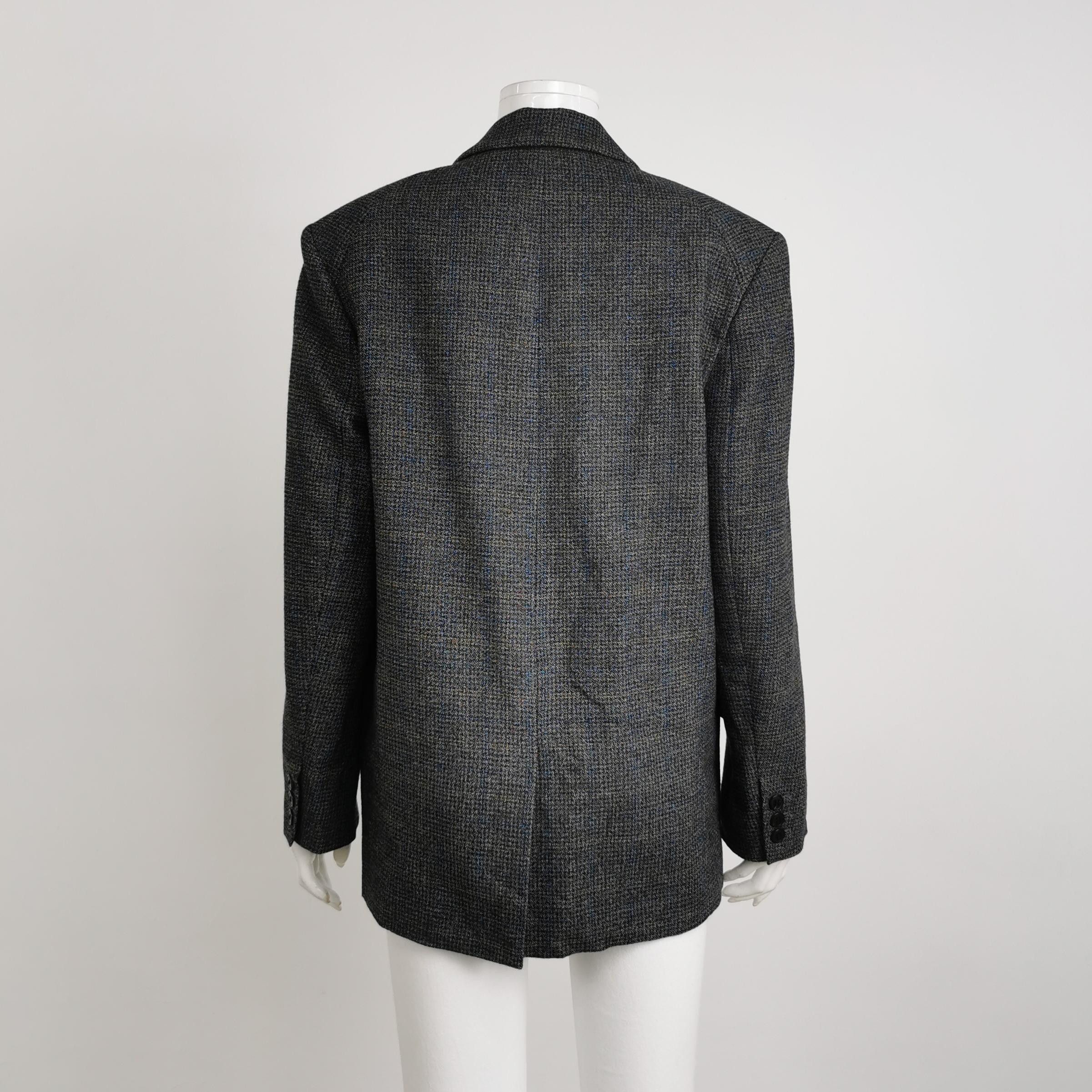 Isabel Marant Isabel Marant Etoile Anthracite Wool Blend Blazer FR 36 Size XS / US 0-2 / IT 36-38 - 3 Thumbnail