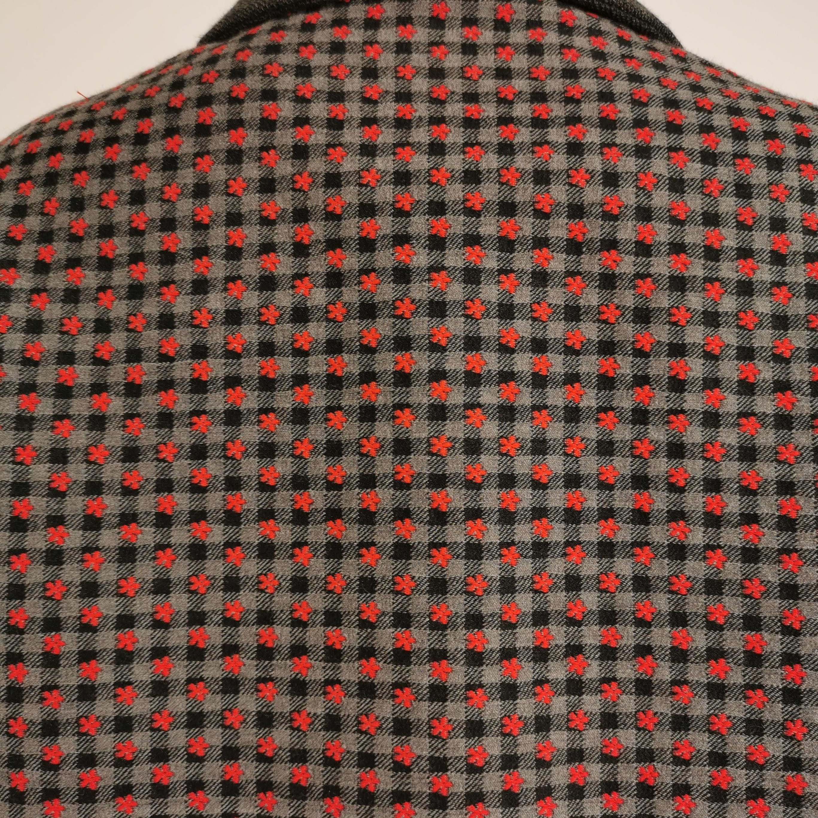 Louis Vuitton Louis Vuitton Checked Wool Blend Jacket Size 34 Size XS / US 0-2 / IT 36-38 - 4 Thumbnail