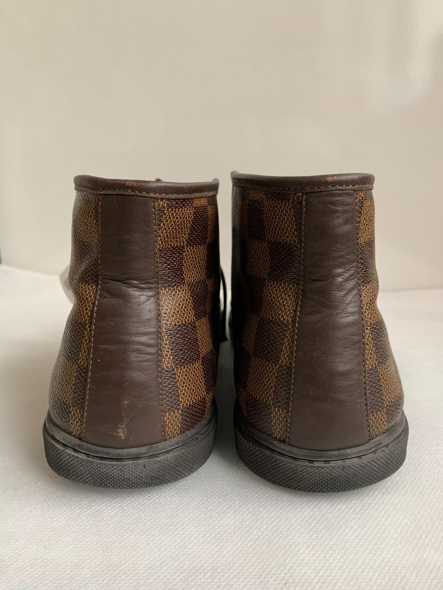 Louis Vuitton Louis Vuitton Damier Ebene Hi-Top Sneakers US 7 Size US 7 / EU 40 - 5 Thumbnail