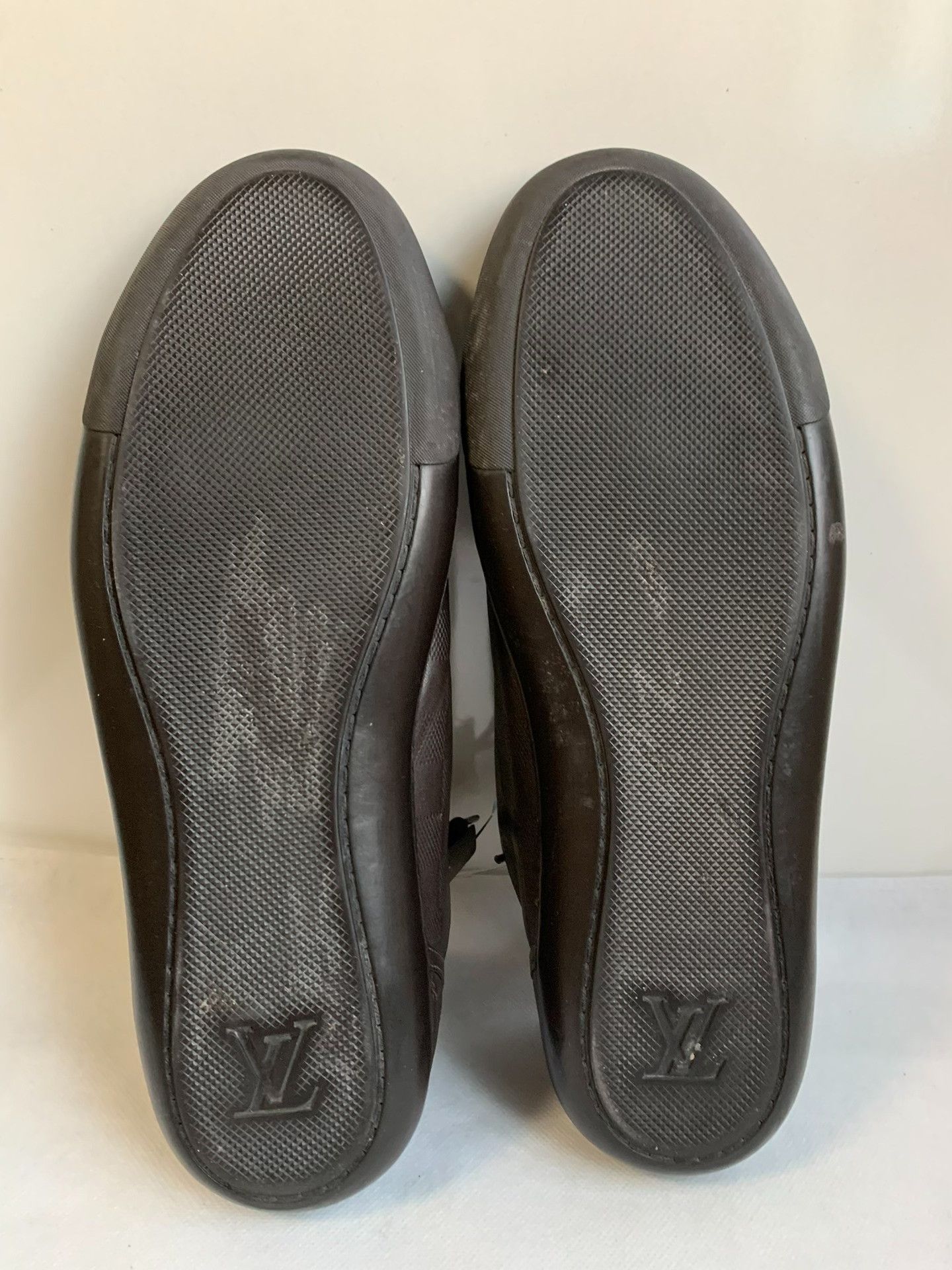 Louis Vuitton Louis Vuitton Damier Ebene Leather Sneakers Size 10 Size US 10 / EU 43 - 9 Thumbnail