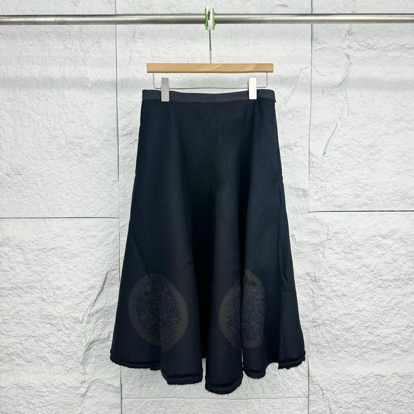 Max Mara MaxMara Circle Pattern Wool Blend Skirt IT 44 Size 30" / US 8 / IT 44 - 2 Thumbnail
