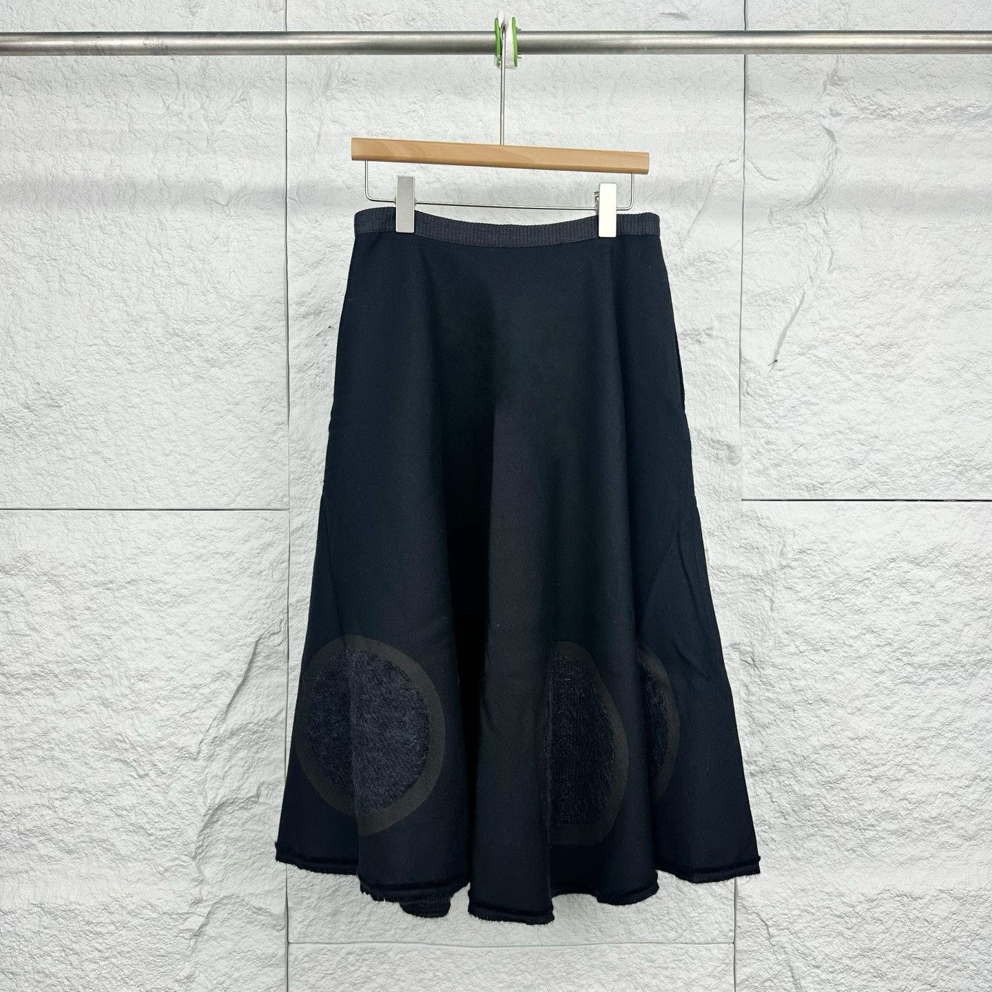 Max Mara MaxMara Circle Pattern Wool Blend Skirt IT 44 Size 30" / US 8 / IT 44 - 3 Thumbnail