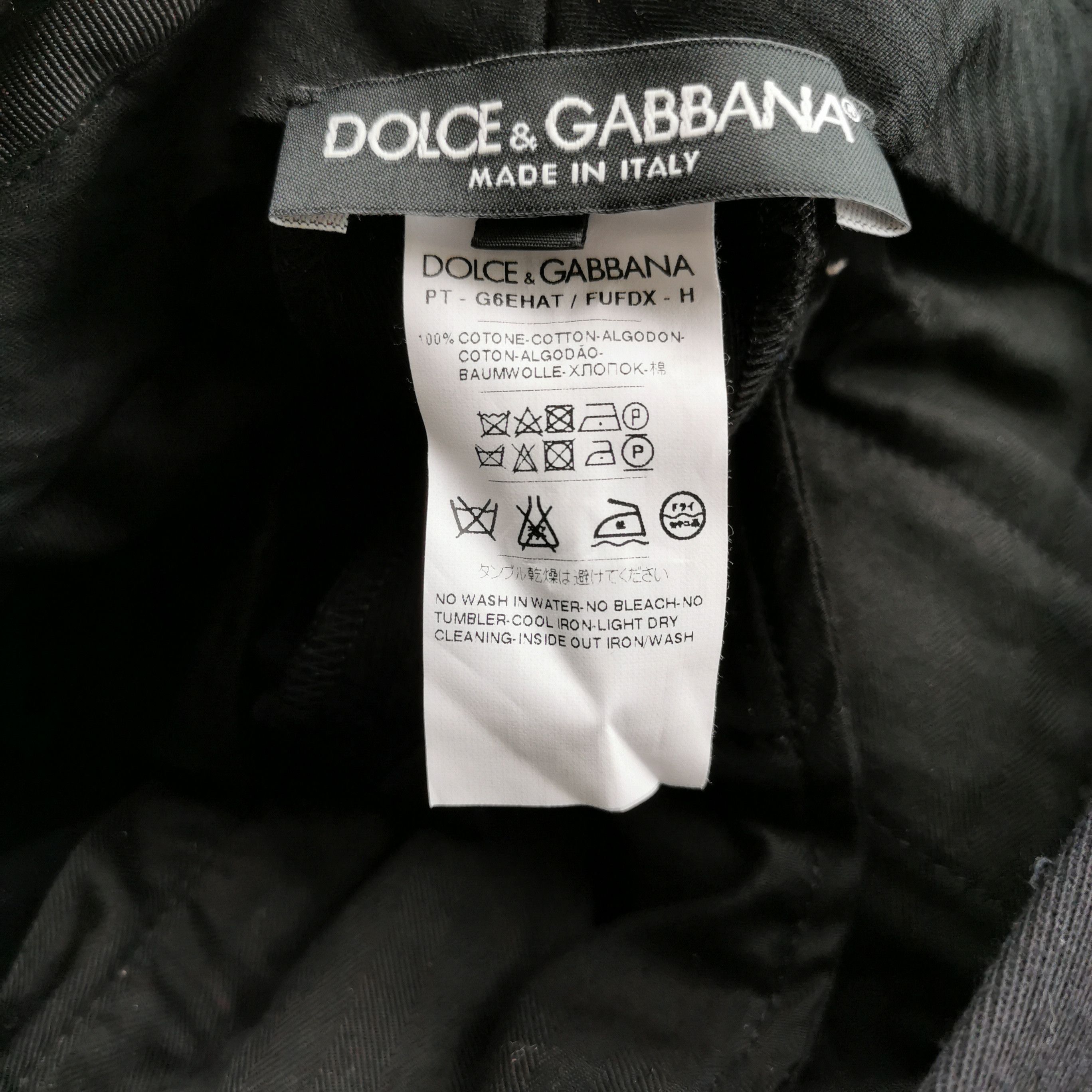 Dolce & Gabbana Dolce & Gabbana Solid Cotton Trousers US 42 Size US 42 / EU 58 - 7 Thumbnail