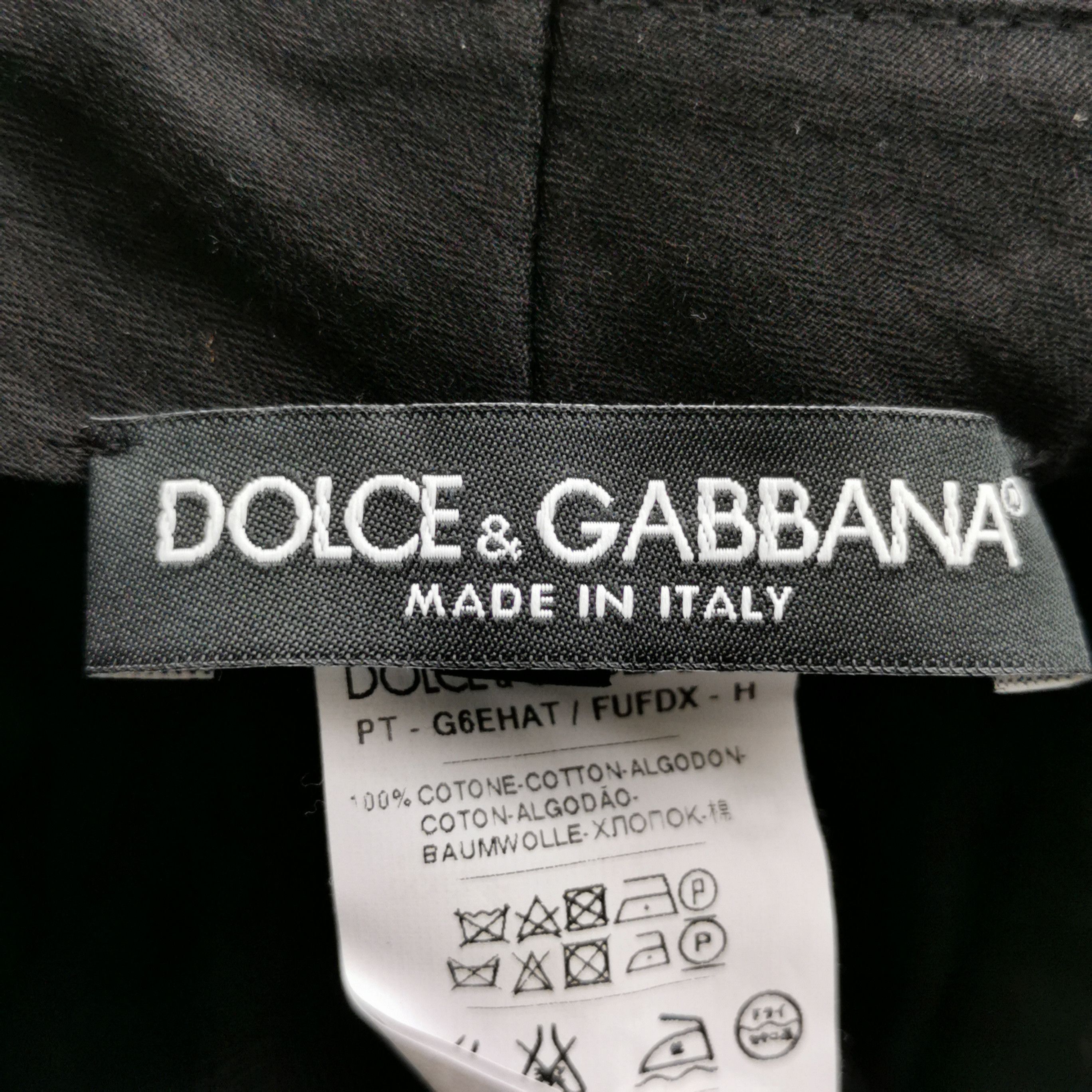 Dolce & Gabbana Dolce & Gabbana Solid Cotton Trousers US 42 Size US 42 / EU 58 - 5 Thumbnail