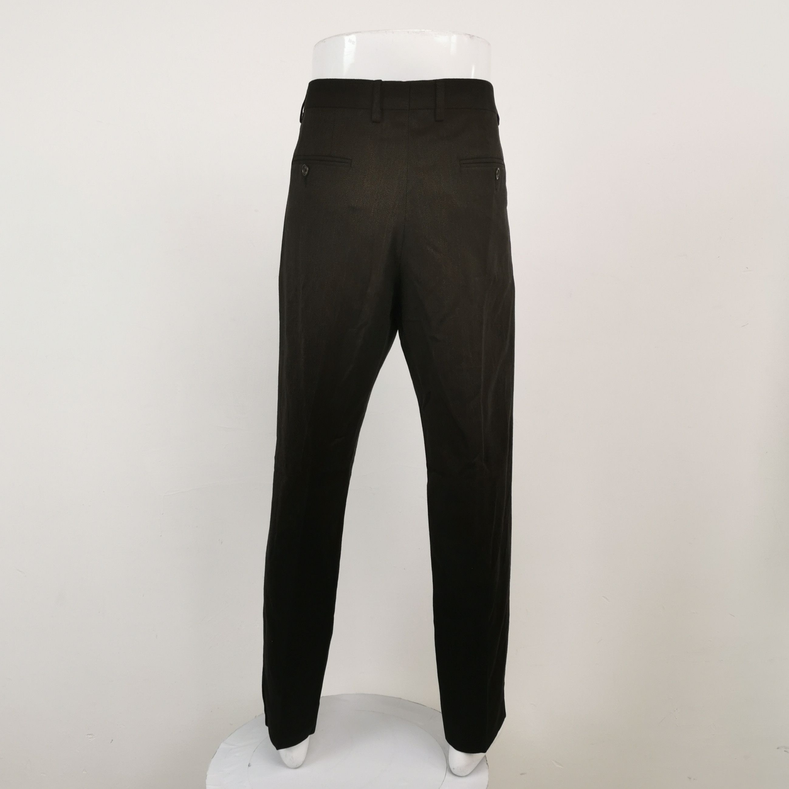 Dolce & Gabbana Dolce & Gabbana Herringbone Cotton Pants Size 50 Size US 34 / EU 50 - 3 Thumbnail