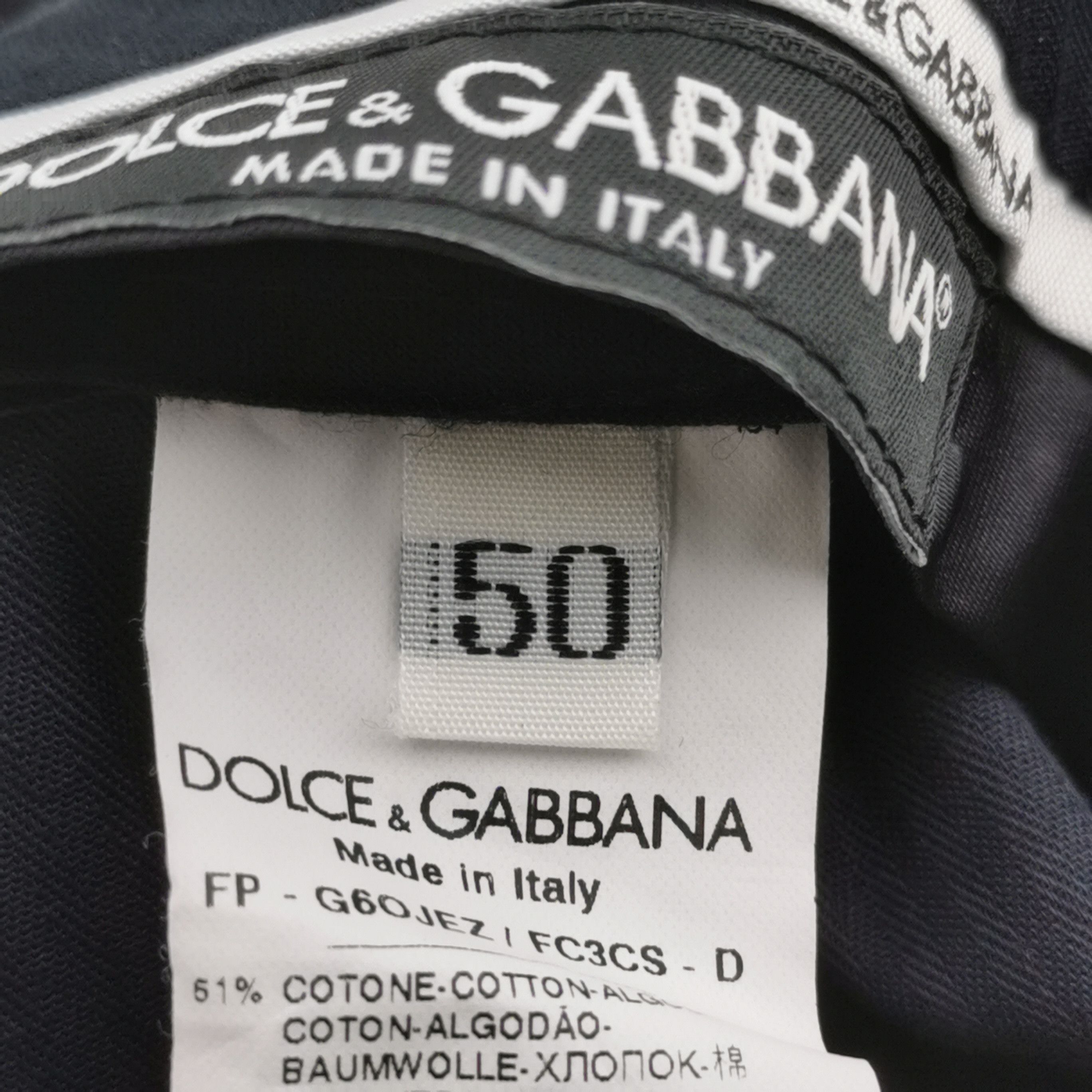 Dolce & Gabbana Dolce & Gabbana Crown Patch Cotton Wool Pants Size 34 Size US 34 / EU 50 - 7 Thumbnail