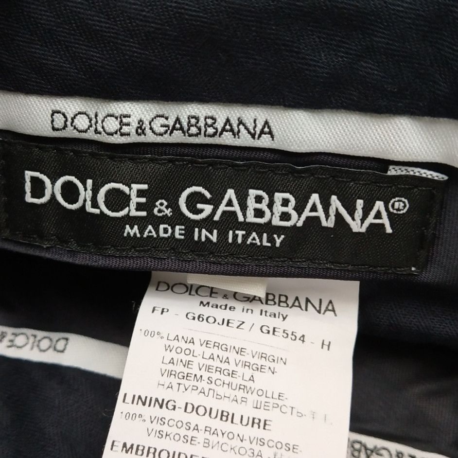 Dolce & Gabbana Dolce & Gabbana Embroidered Bee Wool Trousers Size 52 Size US 36 / EU 52 - 7 Thumbnail