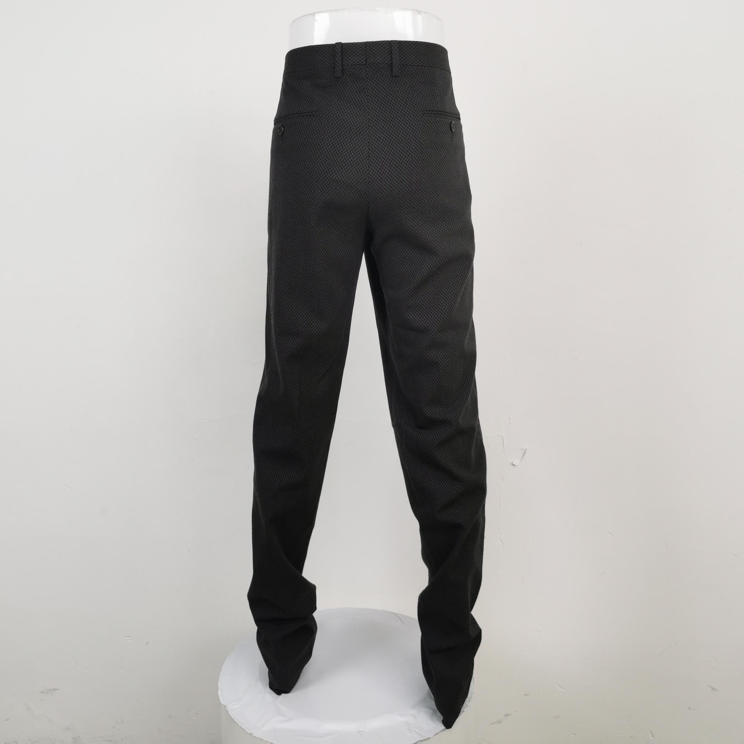 Dolce & Gabbana Dolce & Gabbana Textured Wool Blend Trousers Size 38 Size US 38 / EU 54 - 3 Thumbnail