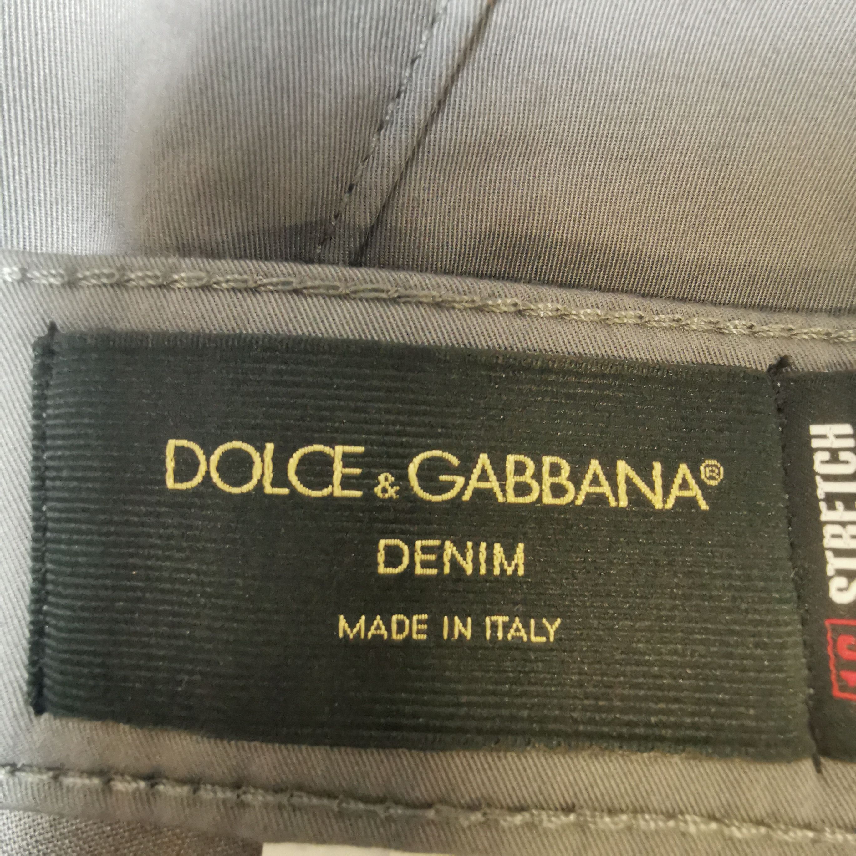 Dolce & Gabbana Dolce & Gabbana Gray Stretch Cotton Pants 46 Size US 30 / EU 46 - 6 Thumbnail