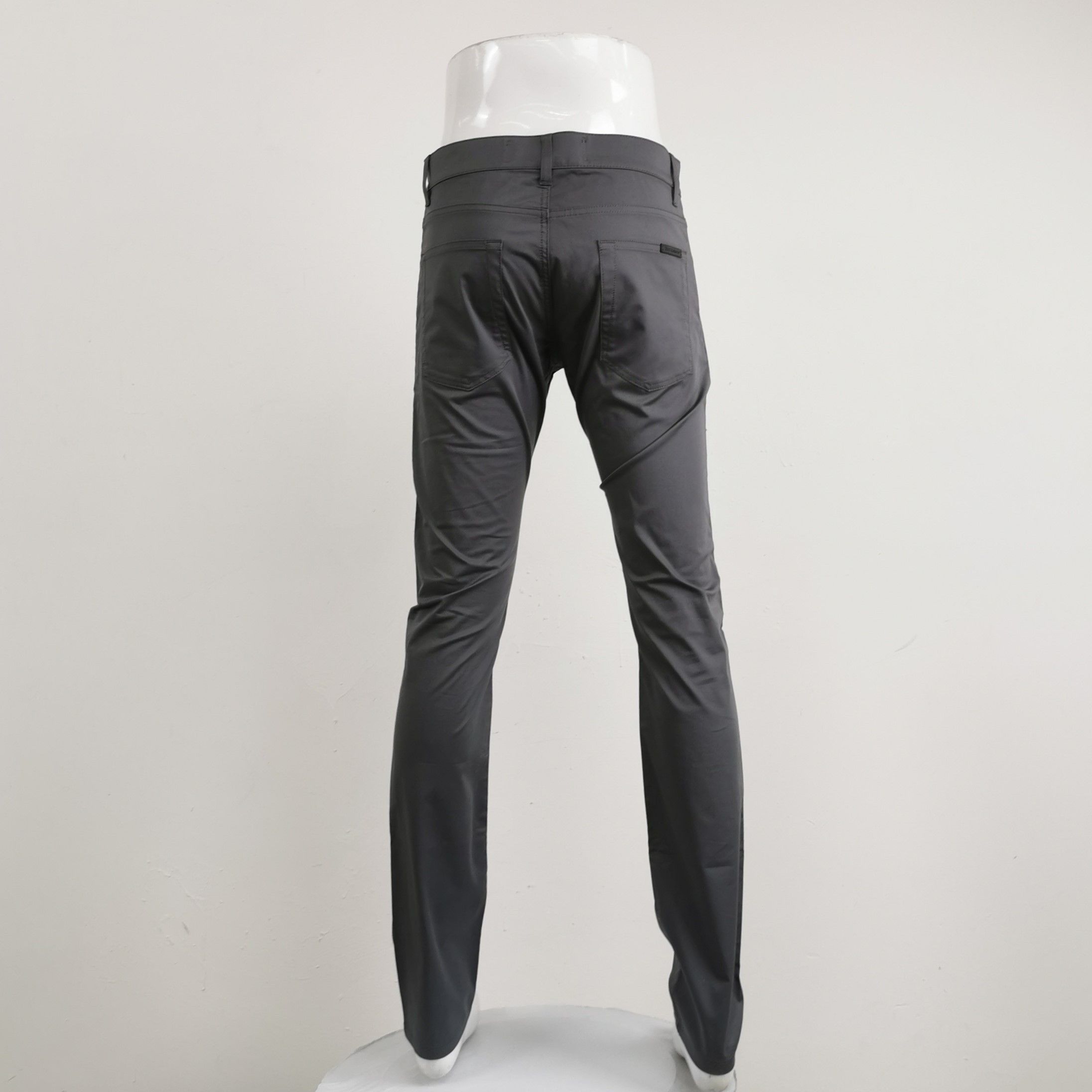 Dolce & Gabbana Dolce & Gabbana Gray Stretch Cotton Pants 46 Size US 30 / EU 46 - 3 Thumbnail