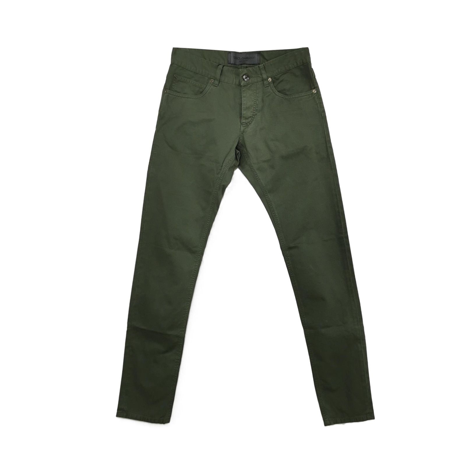 Dolce & Gabbana Dolce & Gabbana Green Logo Patch Jeans Size 30 Size US 30 / EU 46 - 2 Thumbnail