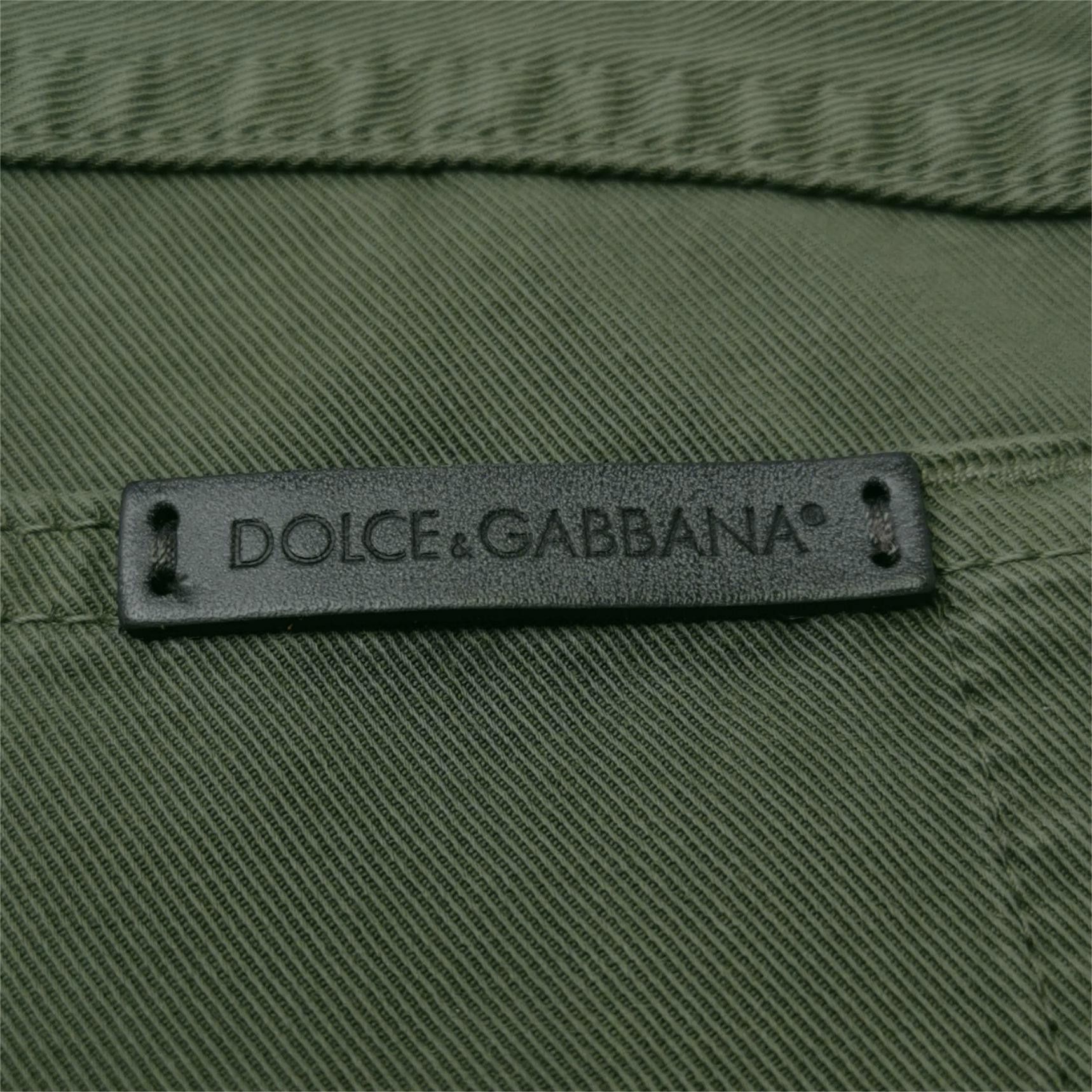 Dolce & Gabbana Dolce & Gabbana Green Logo Patch Jeans Size 30 Size US 30 / EU 46 - 4 Thumbnail