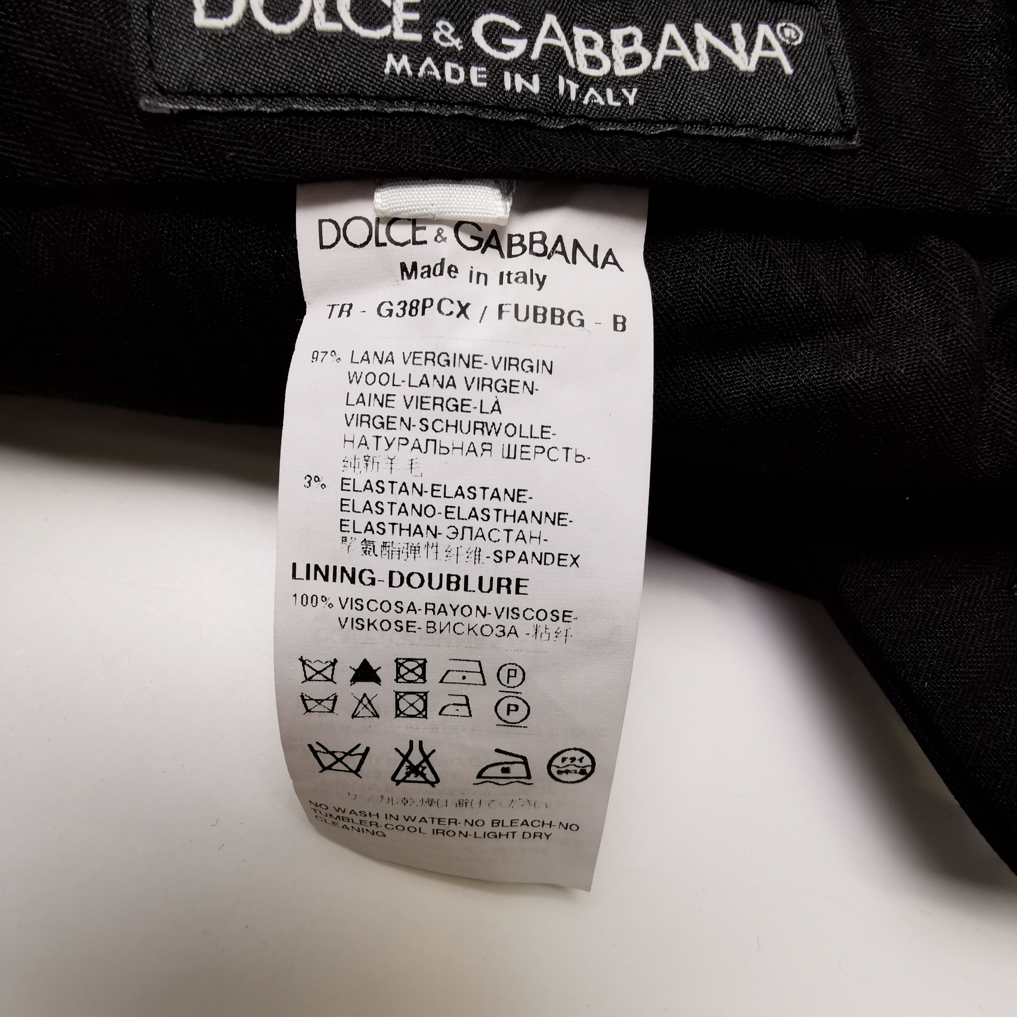 Dolce & Gabbana Dolce & Gabbana Virgin Wool Trousers Size 46 Size US 30 / EU 46 - 6 Thumbnail