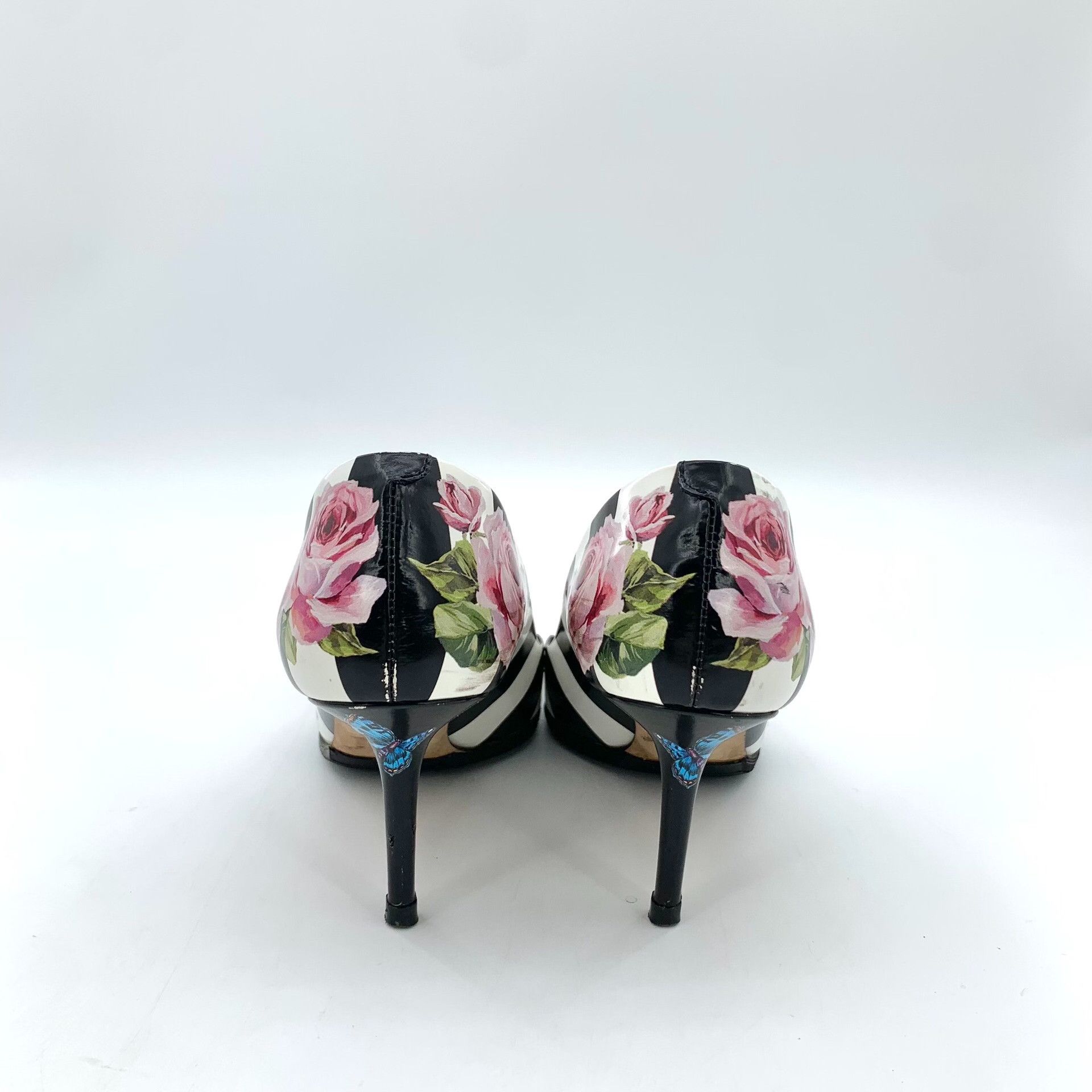 Dolce & Gabbana Dolce & Gabbana Floral Crystal Heels 35 Size US 5 / IT 35 - 5 Thumbnail