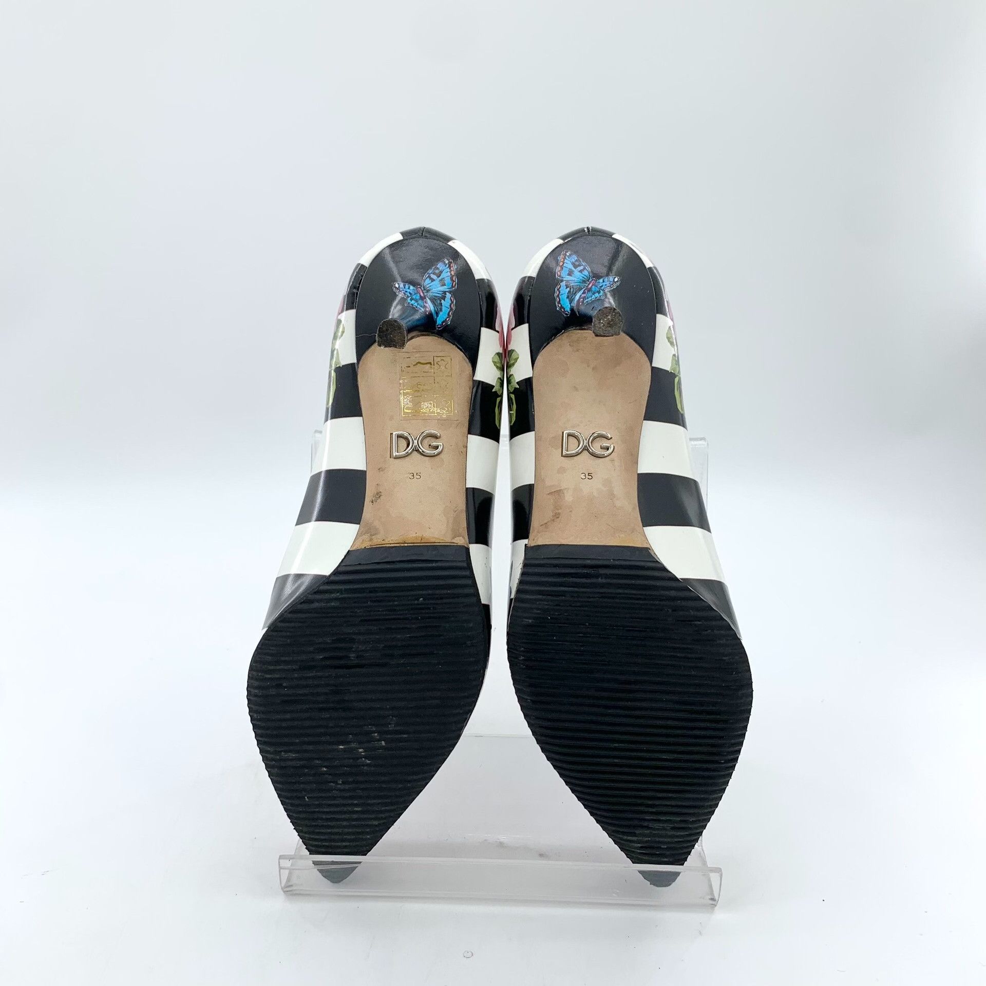 Dolce & Gabbana Dolce & Gabbana Floral Crystal Heels 35 Size US 5 / IT 35 - 6 Thumbnail