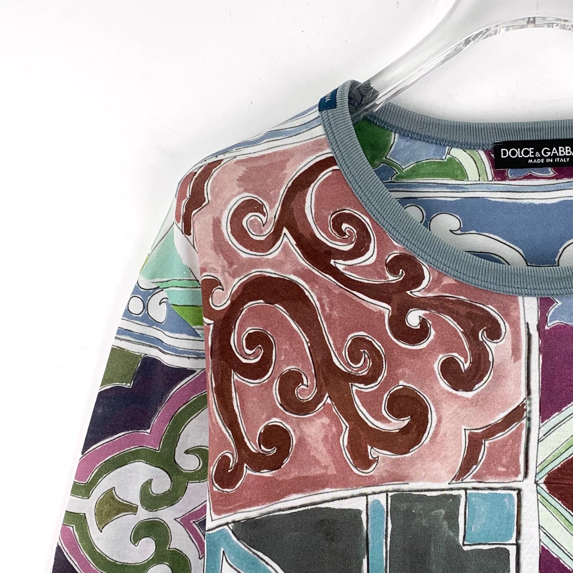 Dolce & Gabbana Dolce & Gabbana Geometric Print T-Shirt 48 Size US M / EU 48-50 / 2 - 4 Thumbnail