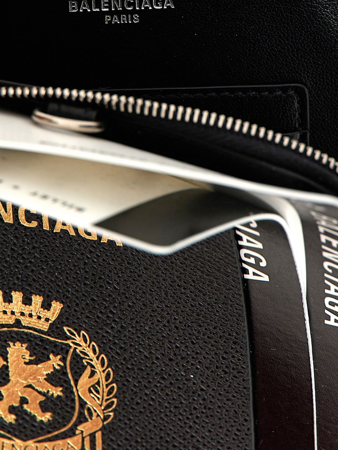 Balenciaga Balenciaga Wallet Woman Black Size ONE SIZE - 3 Thumbnail